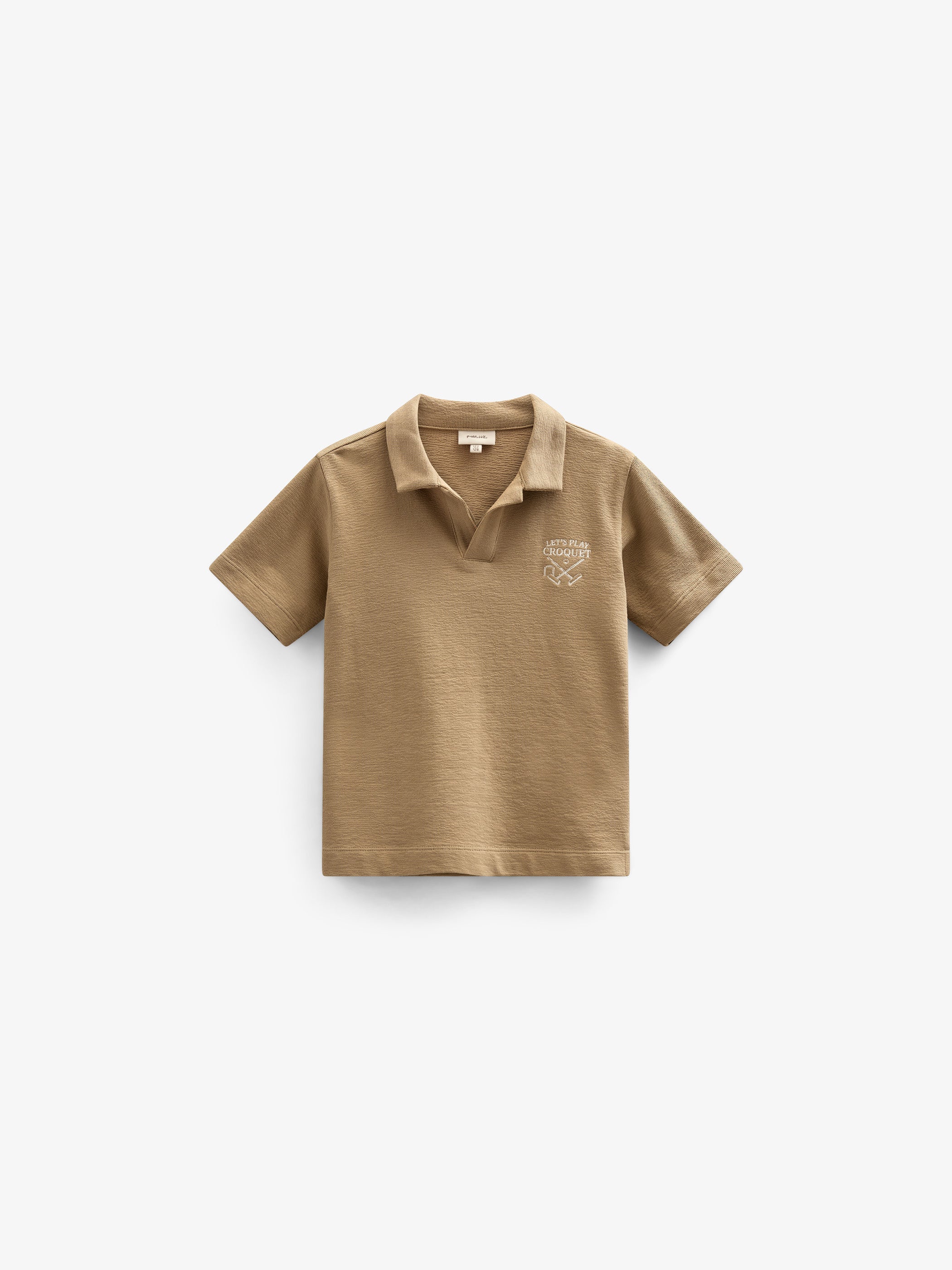 Strukturiertes Jersey-Poloshirt - Tween - Khaki | 101218 Sonny