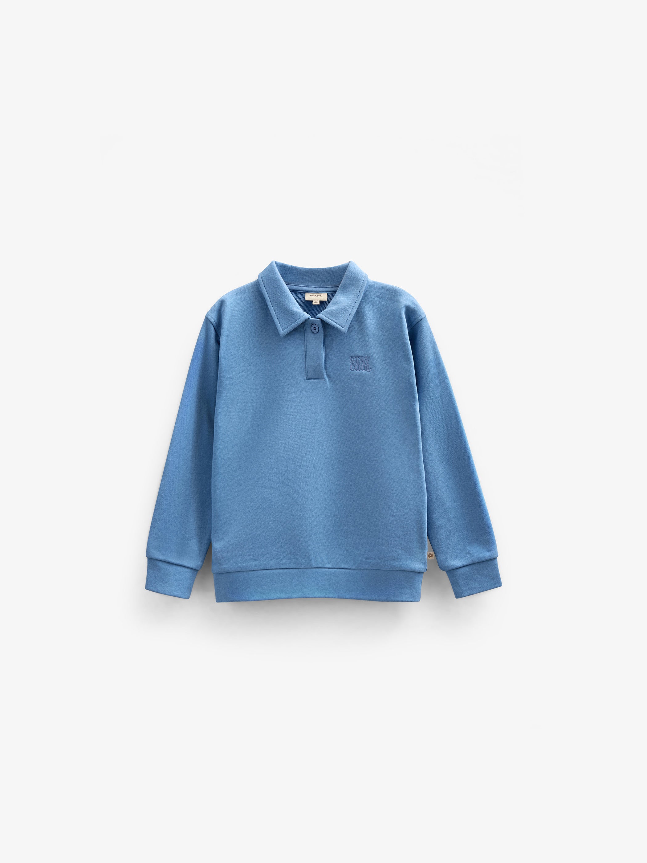 Polo-Sweatshirt - Tween - Dusty Blue | 101254 Carter