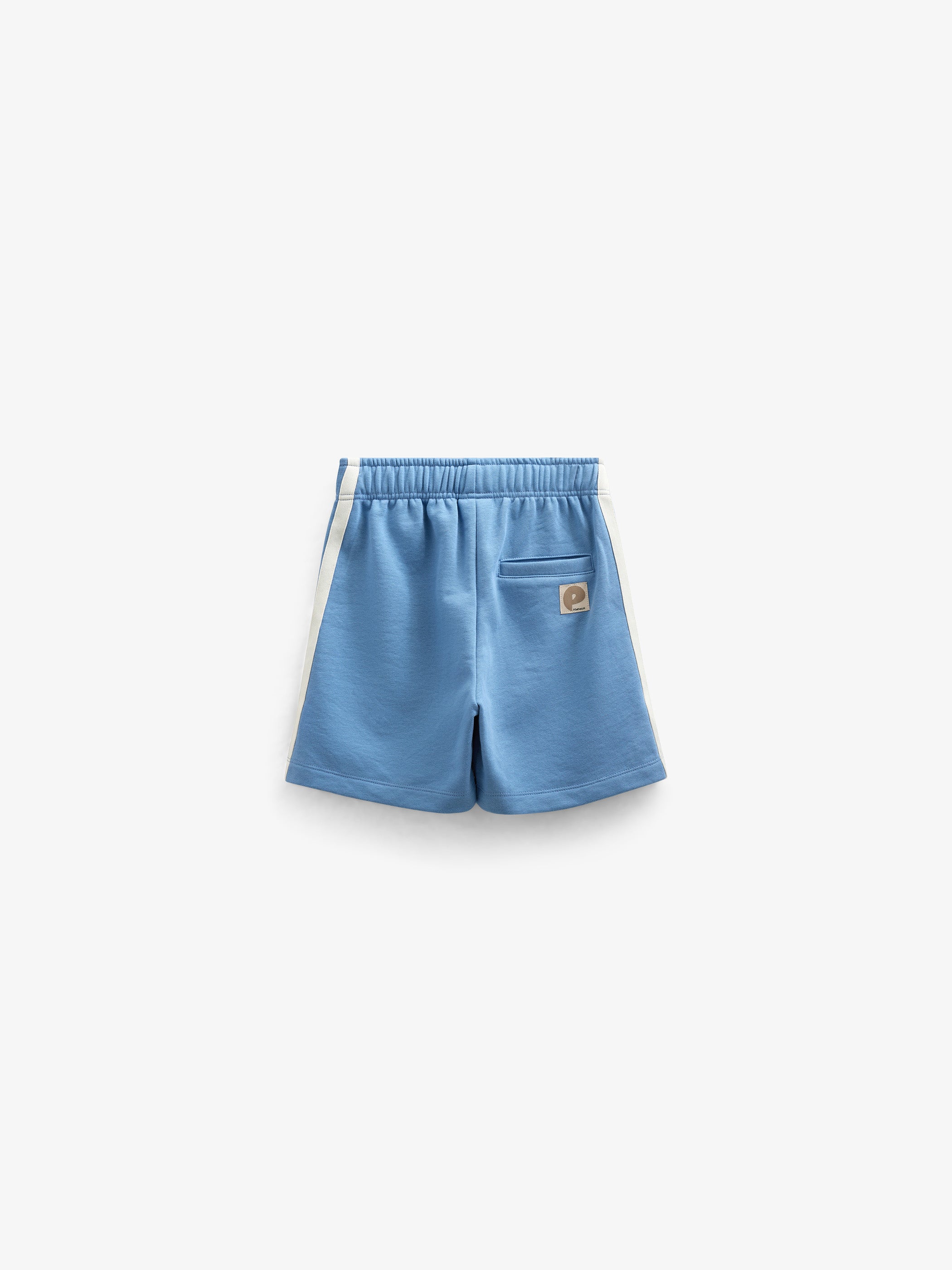 Sweatshorts mit Kontrast-Tape - Tween - Dusty Blue | 101262 Carter