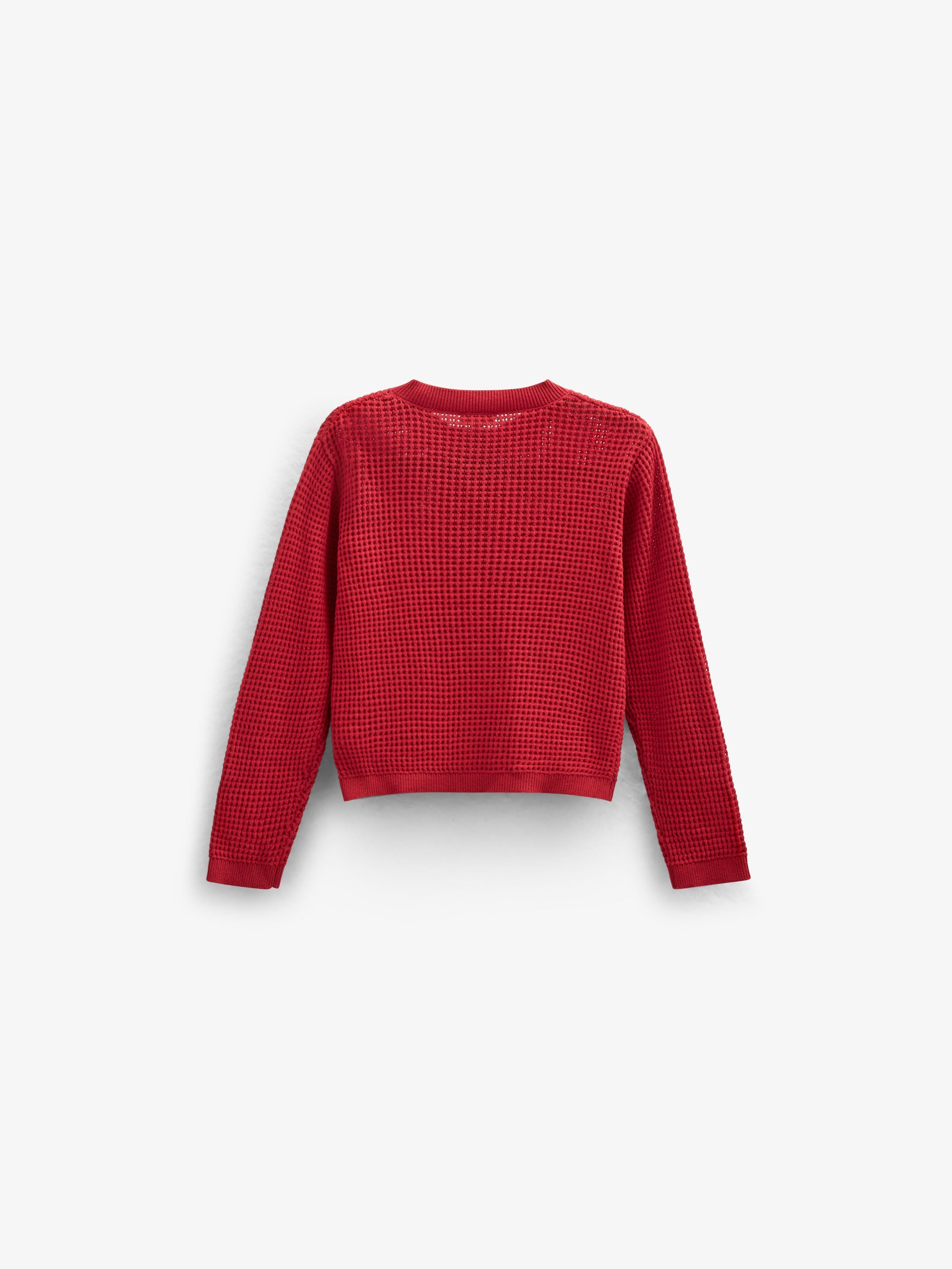 Baumwoll-Strickjacke - Tween - Cherry Red | 101270 Katie