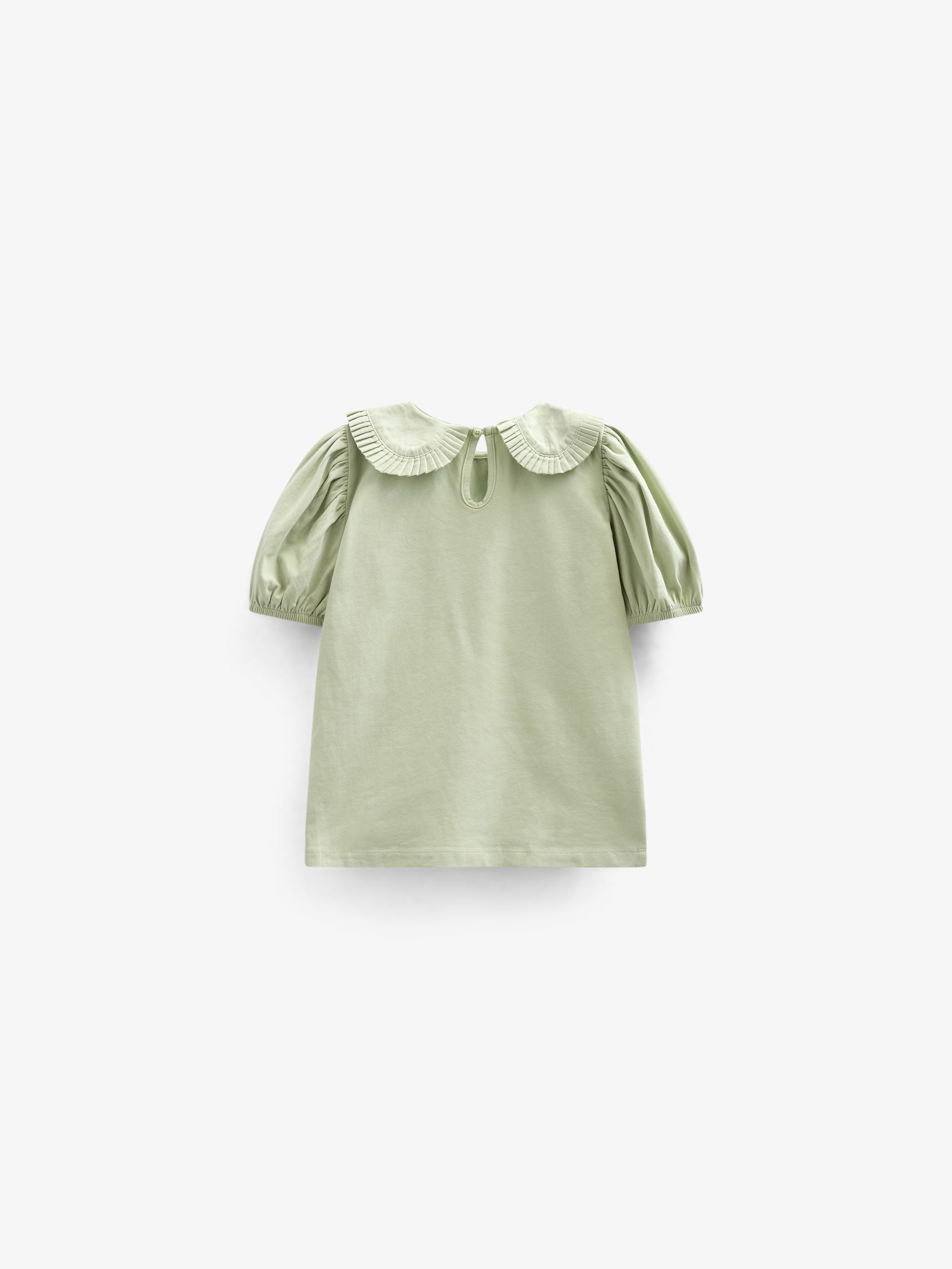 Jerseybluse mit Kragen - Tween - Powder Green | 101280 Nini
