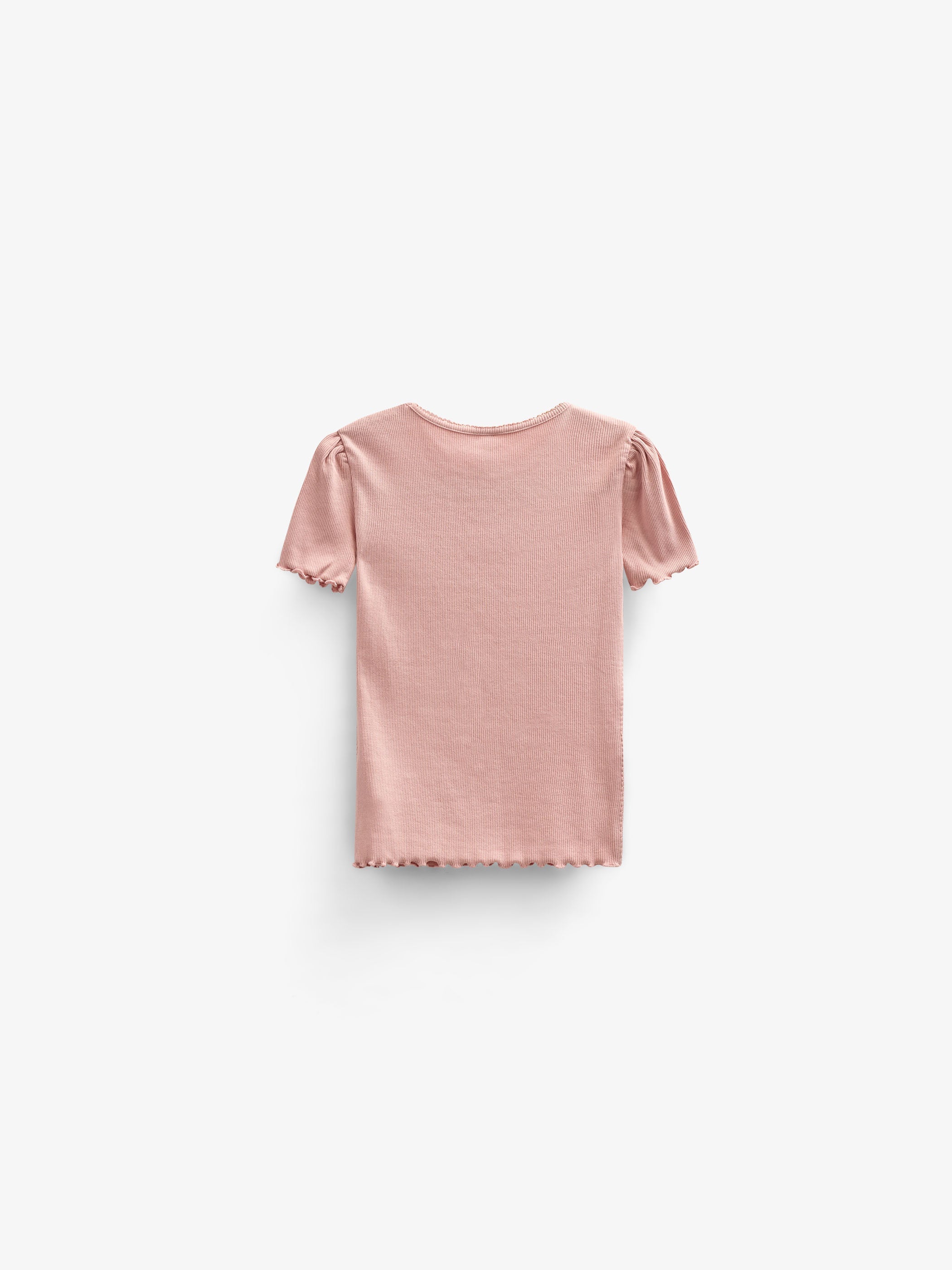 T-Shirt aus Modalripp - Tween - Rose Tan | 101299 Lottie