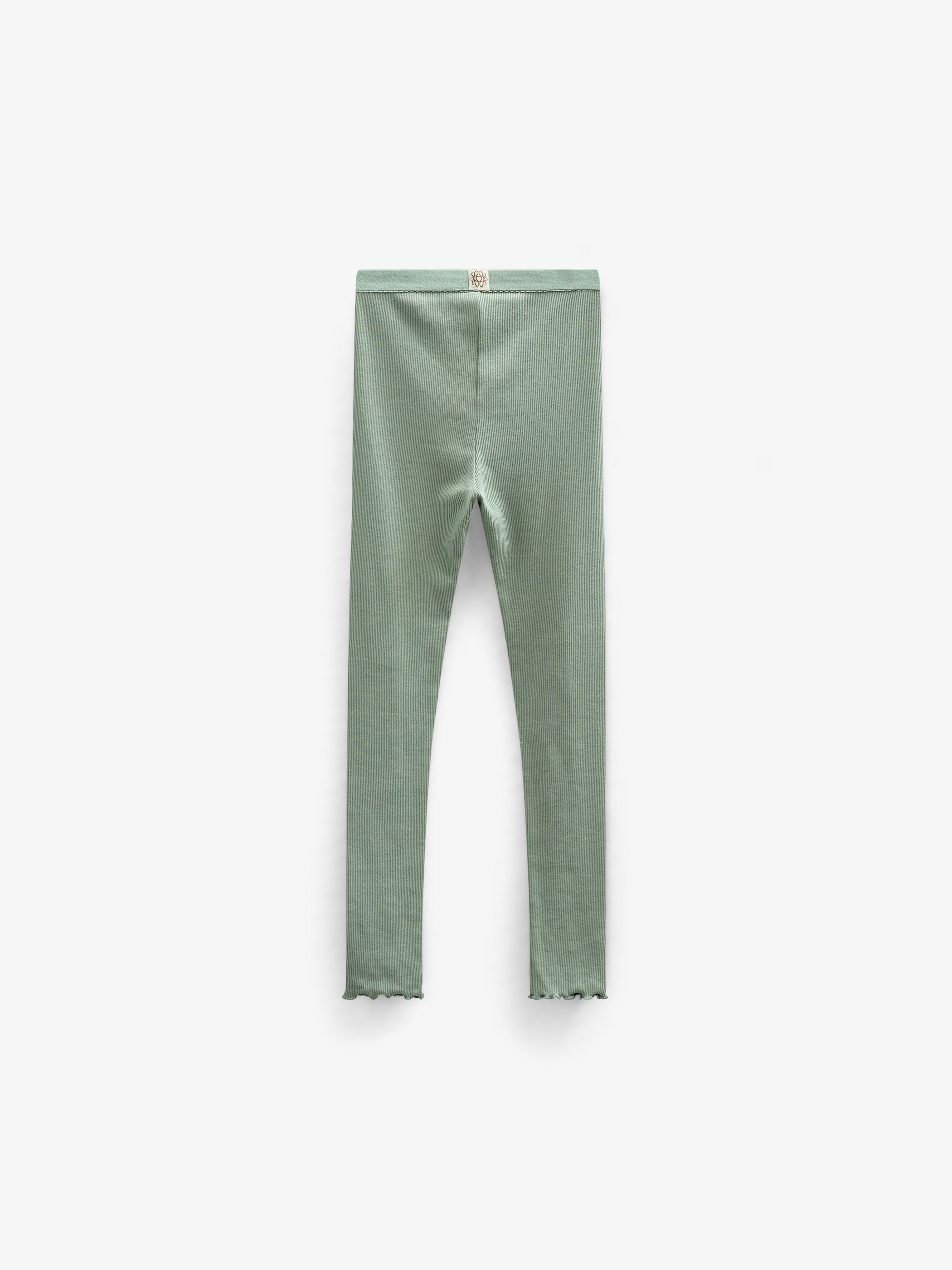 Modal-Ripp-Leggings - Tween - Dusty Green | 101327 Lottie