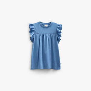 Jerseybluse - Kids - Blue | 101330 Lucia