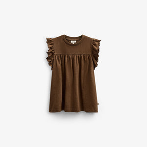 Jersey-Bluse - Tween - Dark Brown | 101333 Lucia