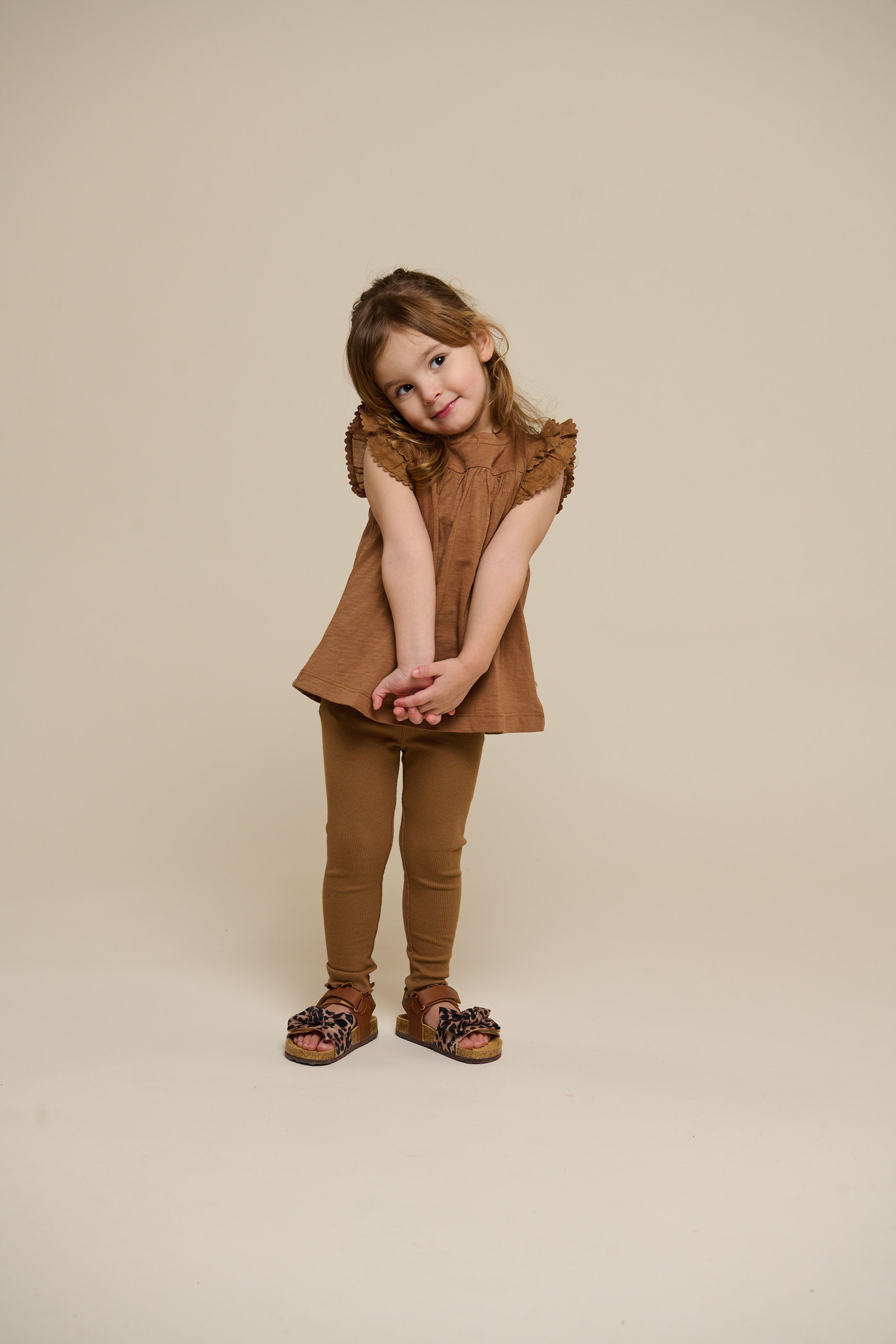 Modal-Ripp-Leggings - Kids - Coconut | 101324 Lottie