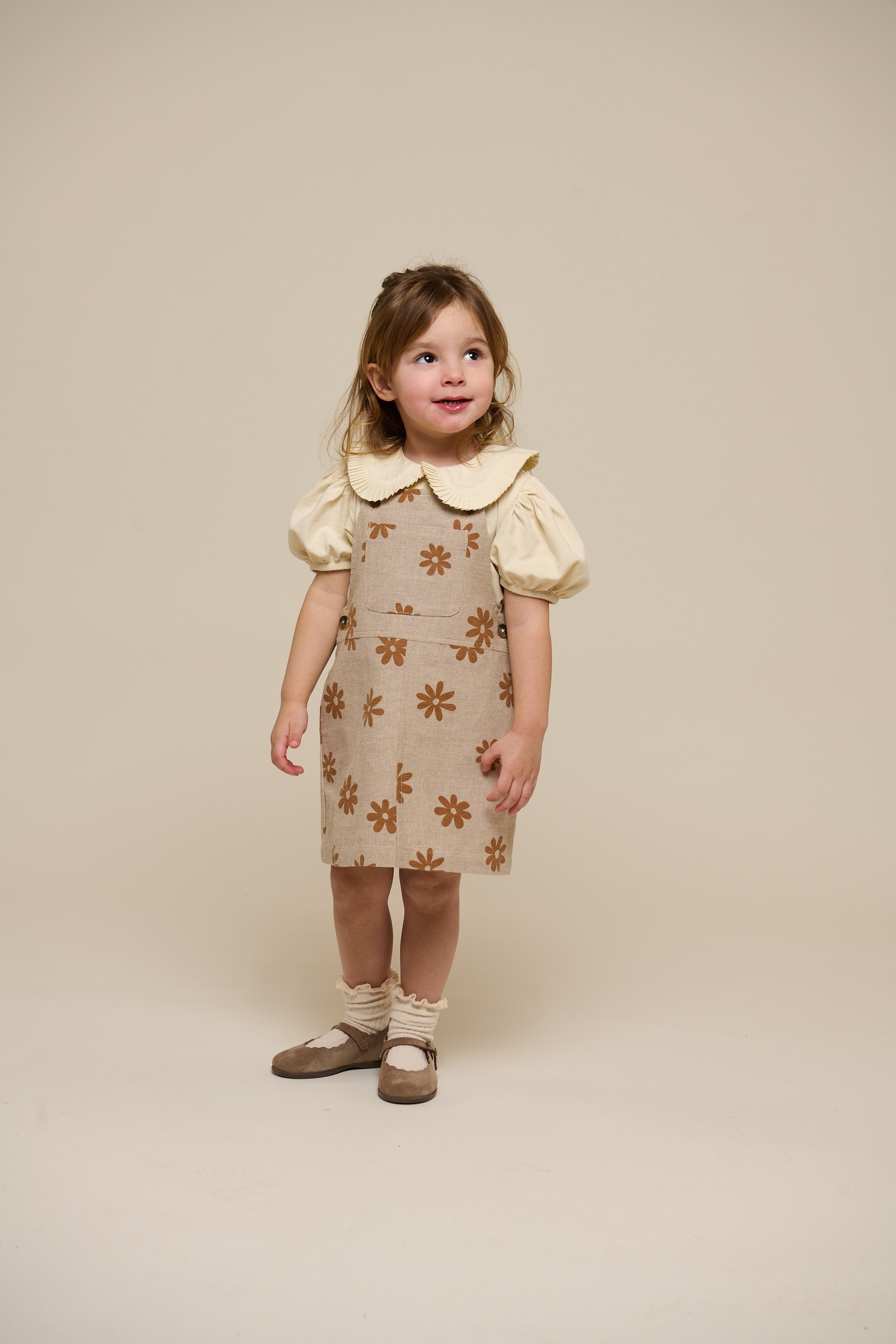 Bedruckter Baumwolltop - Kids - Sand | 101209 Molly