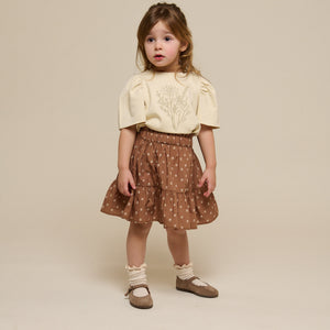 Bedruckter Popeline-Rock - Kids - Coconut | 101055 Camilla