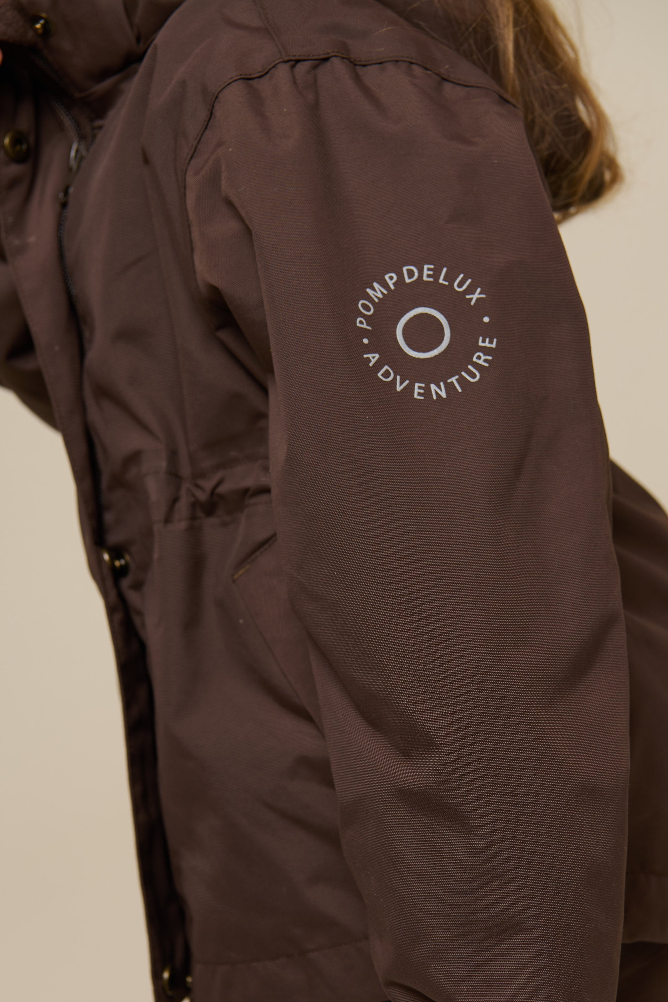 Shell Jacke mit Kordelzug - Kids - Chocolate | 100497 Lucy