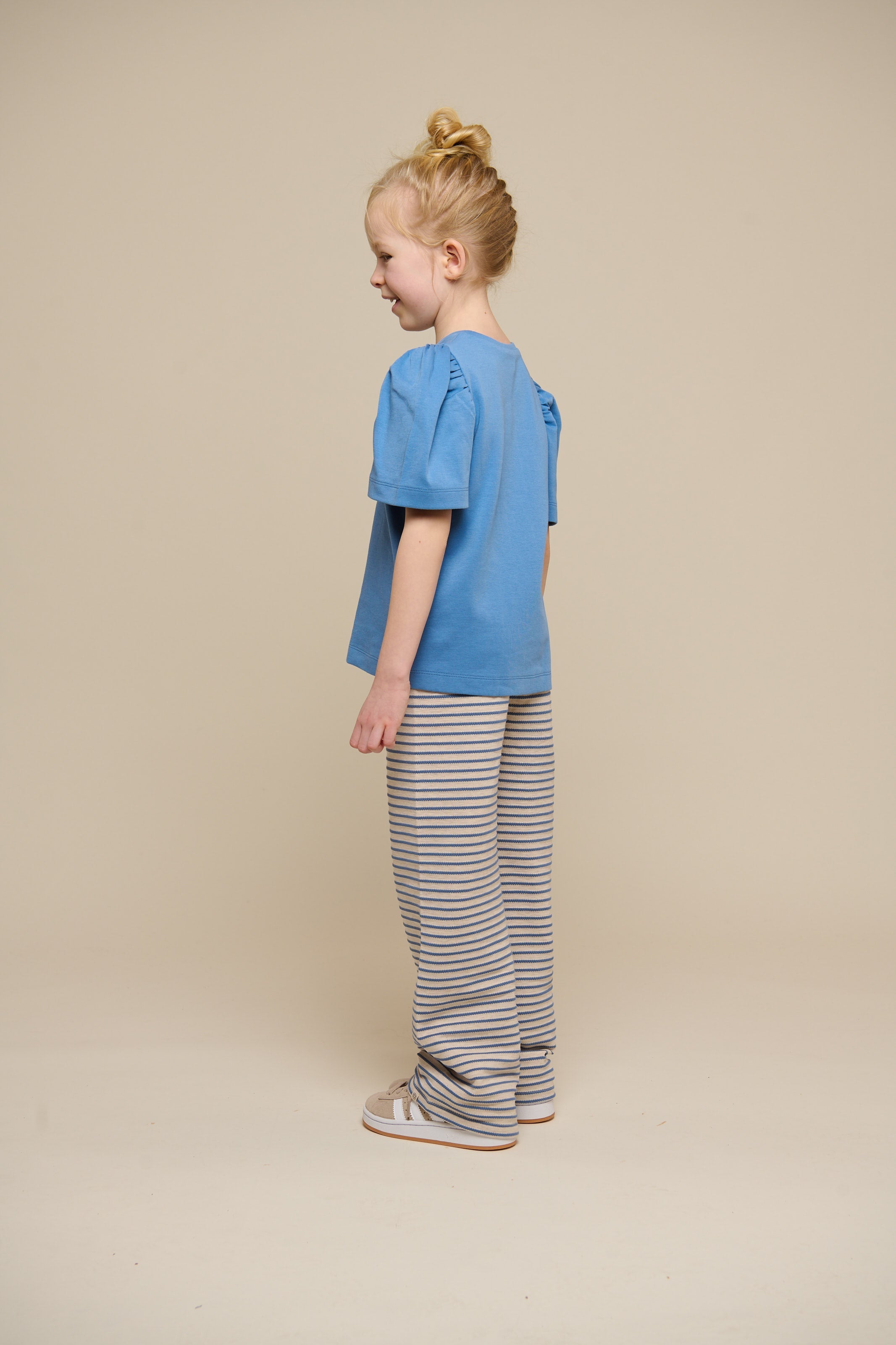 T-Shirt mit Stickerei - Tween - Dusty Blue | 101238 Amanda