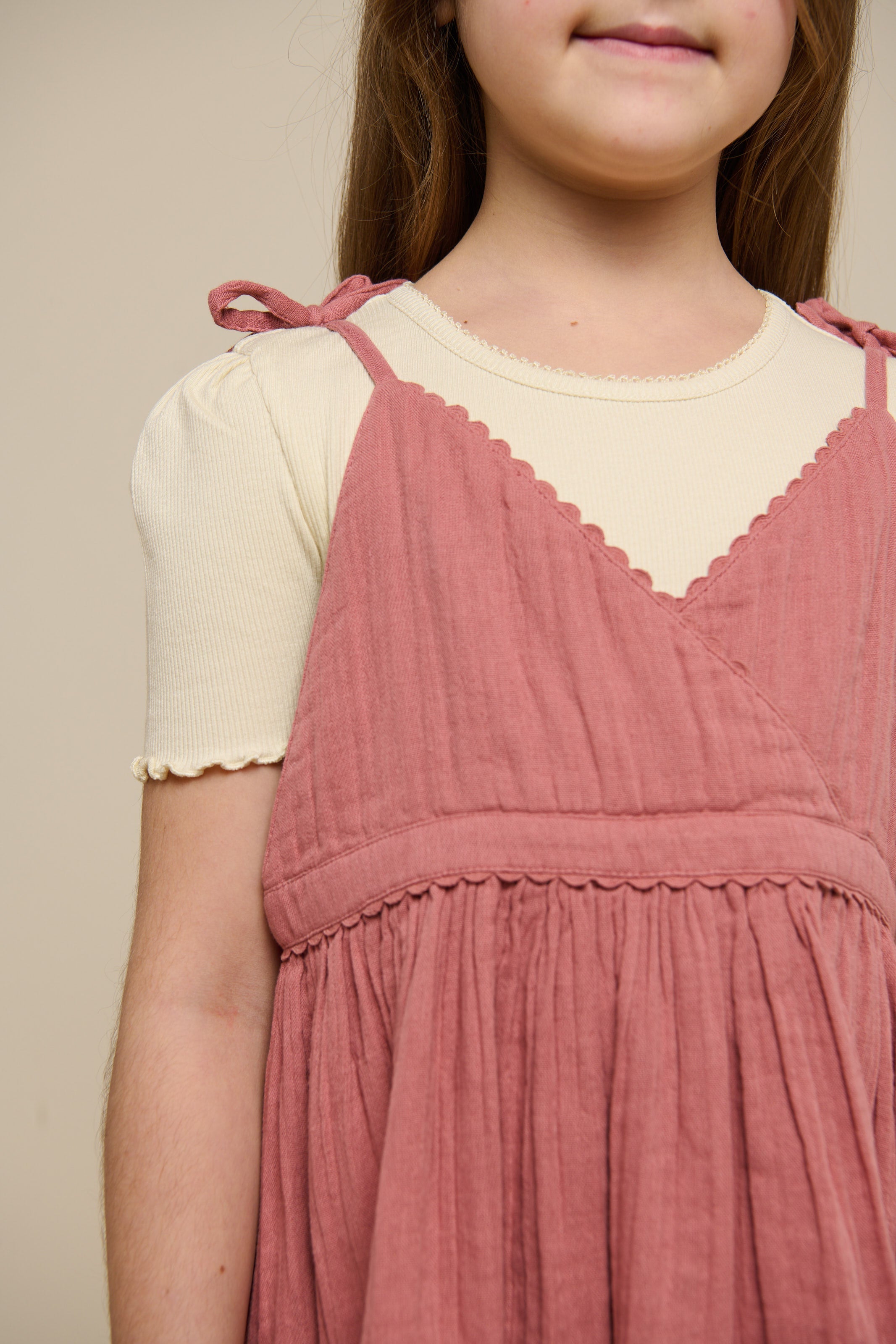 Gaze Trägerkleid - Tween - Old Rose | 100912 Jasmine