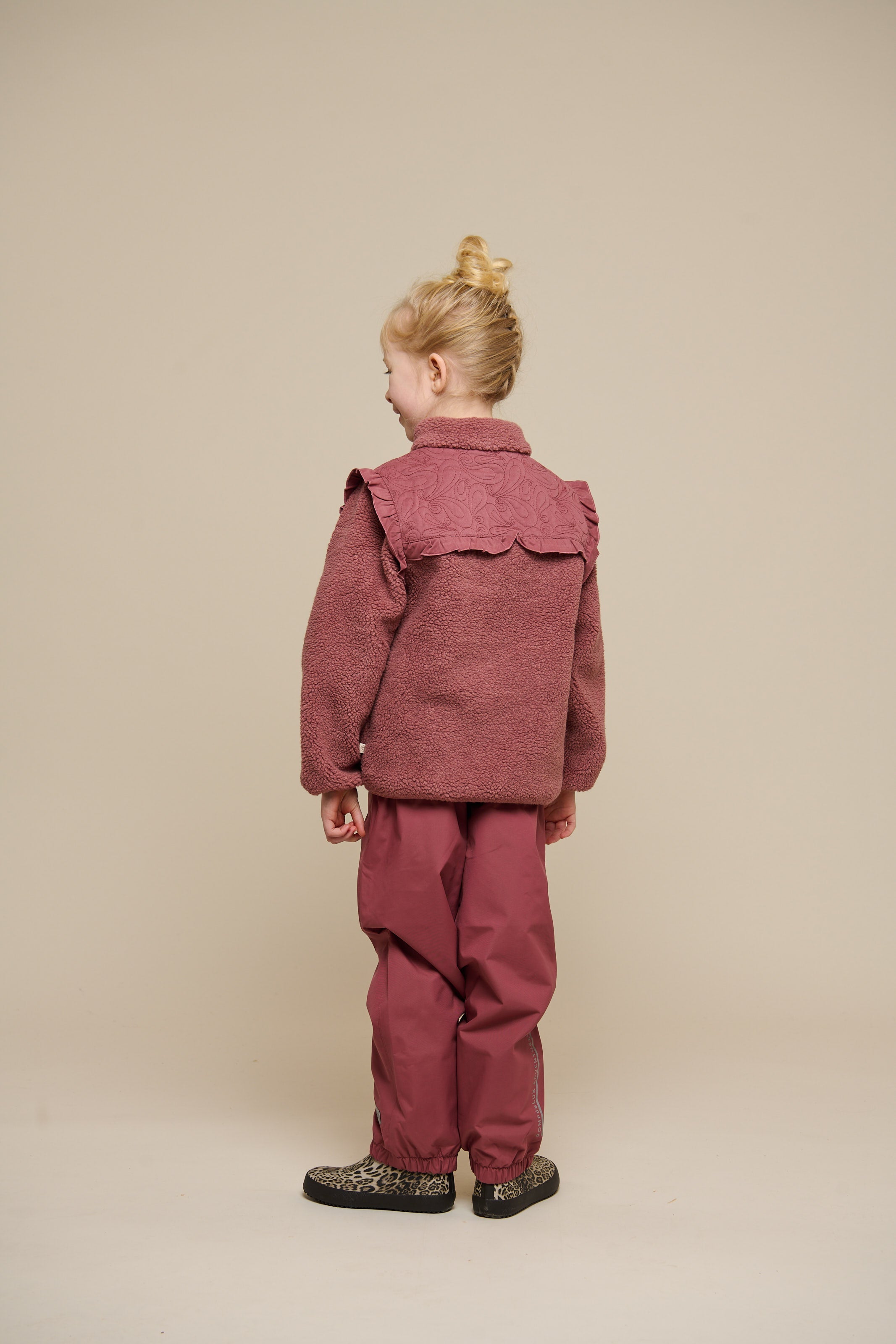 Teddyjacke mit Reißverschluss und Rüschen - Tween - Old Rose | 100637 Madison