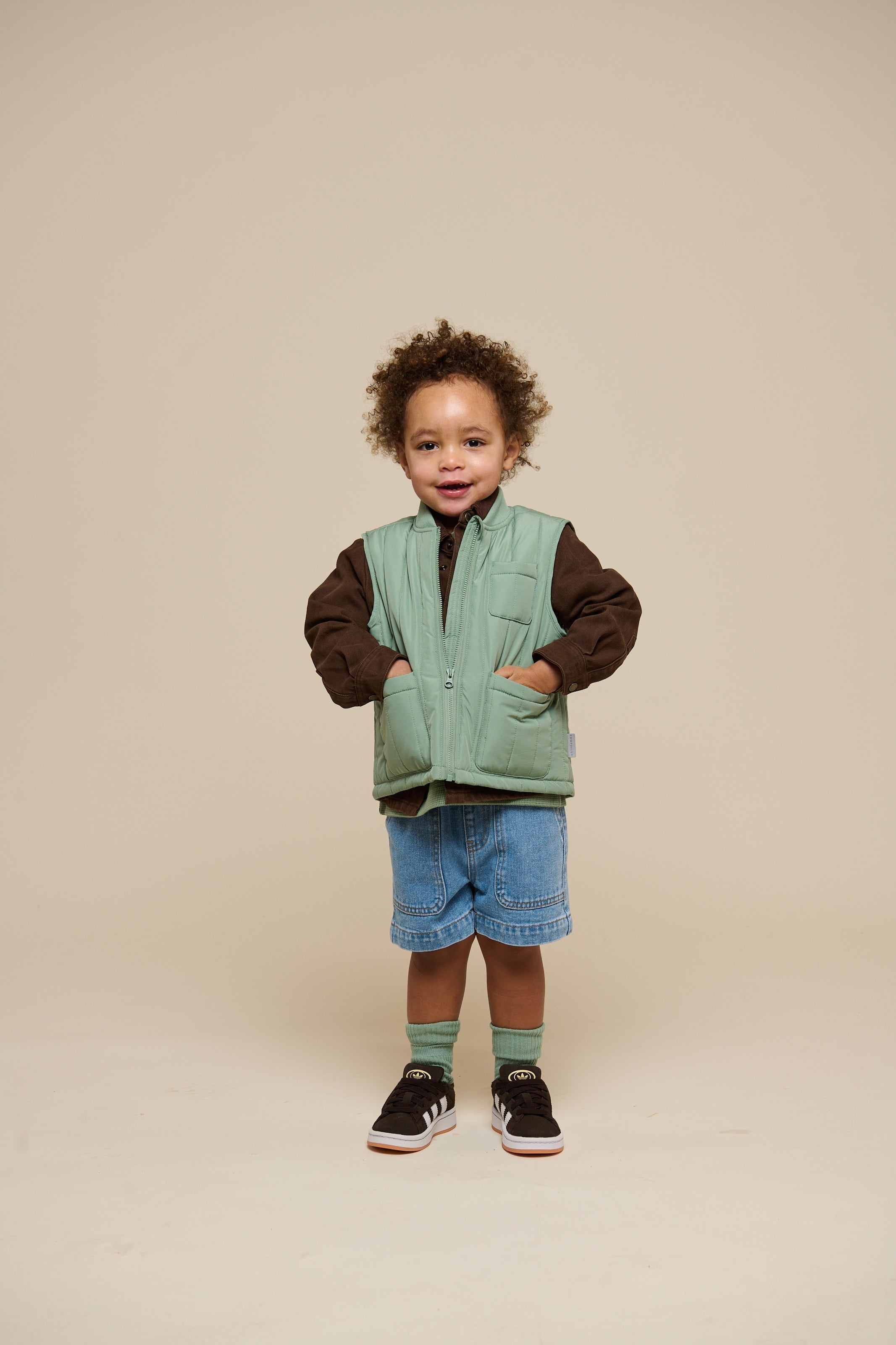 Thermo Tech Weste - Kids - Dusty Green | 101116 Athur