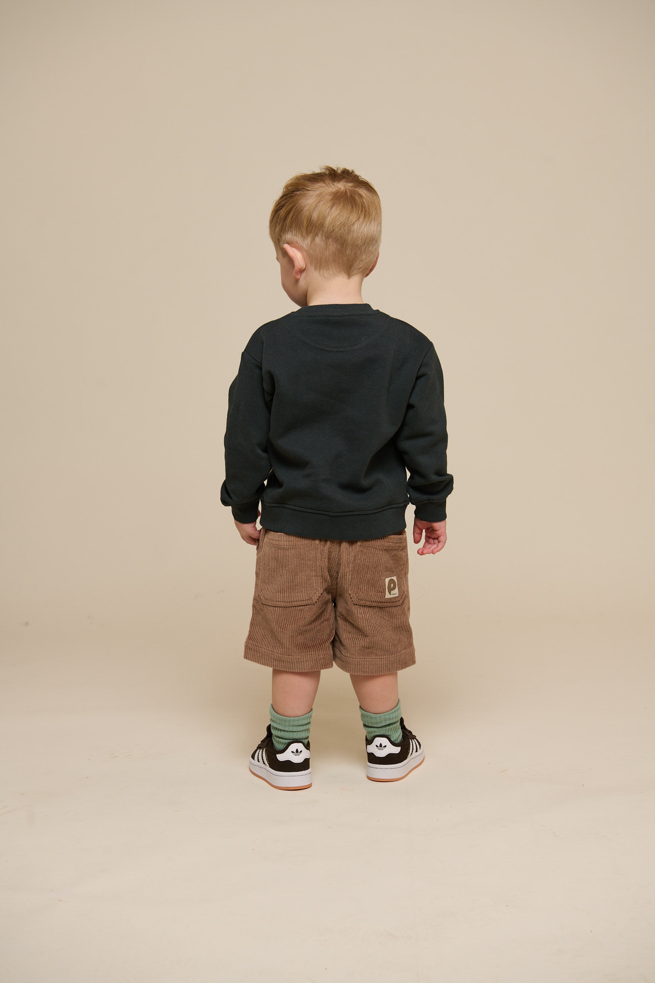Pull-On Cord Shorts - Kids - Khaki | 101102 Tobias