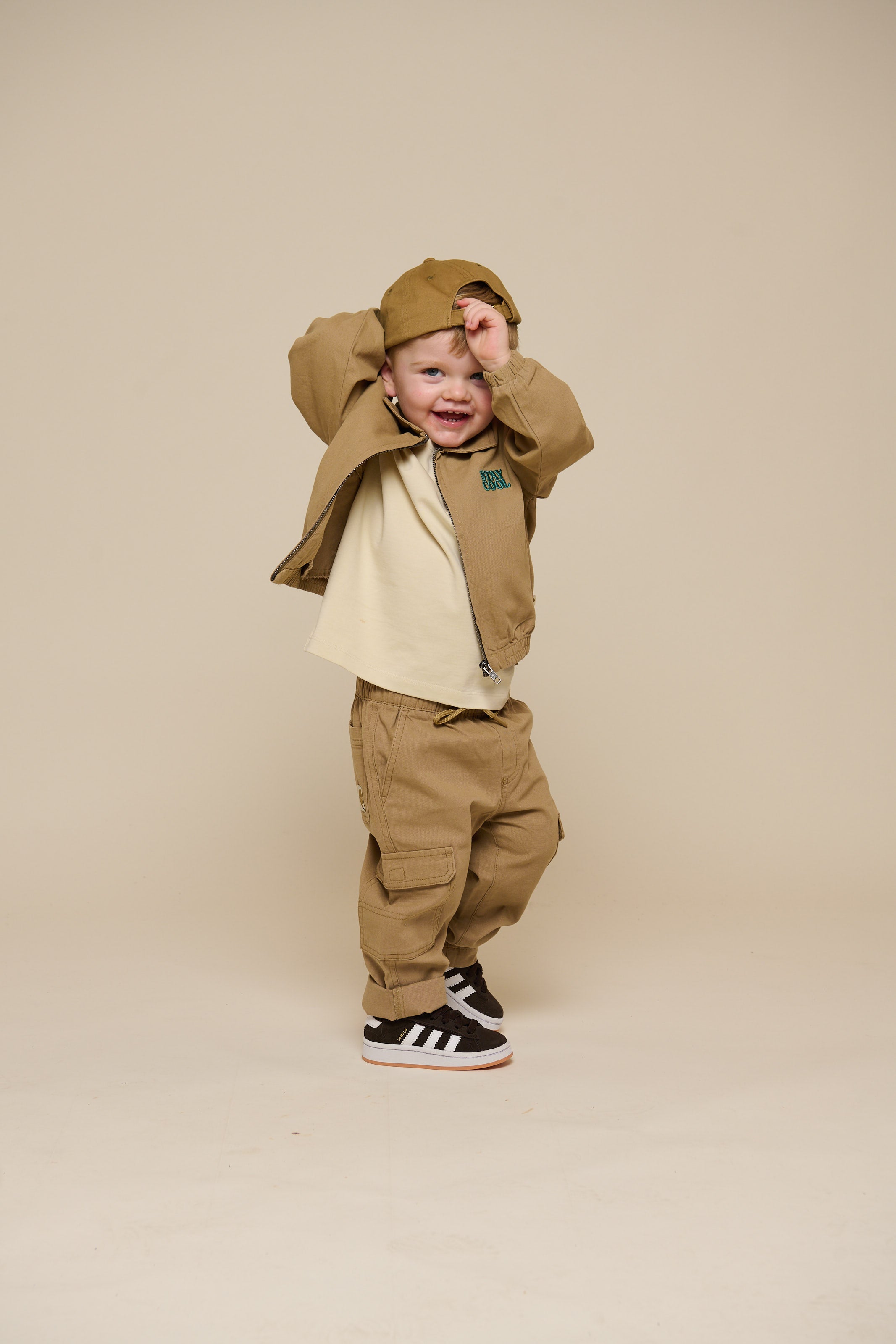 Canvas-Hose - Kids - Khaki | 101132 Isack