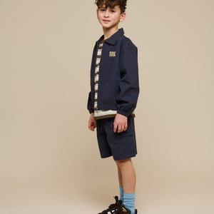 Canvas-Bomberjacke - Tween - Navy | 101139 Isack