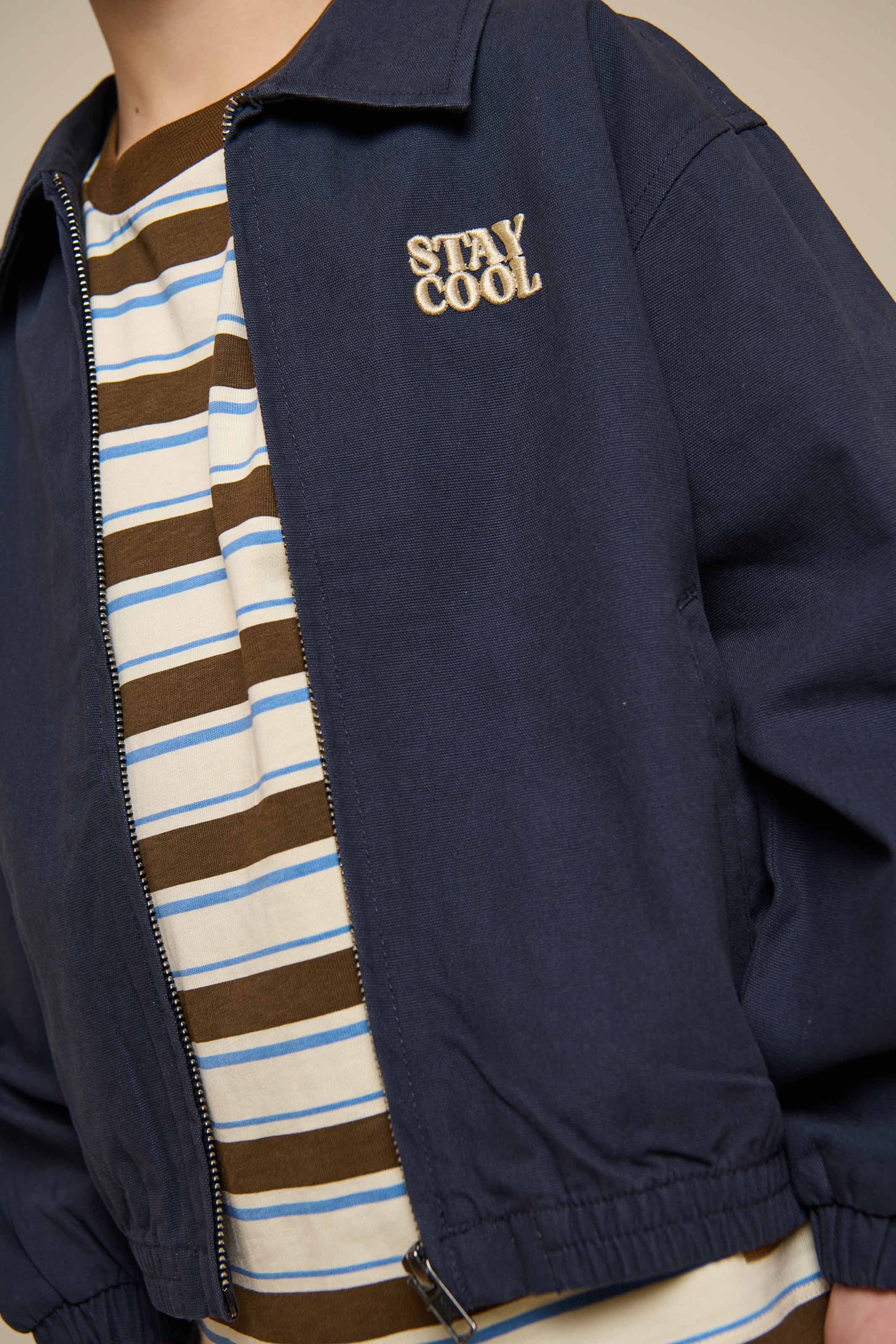 Canvas-Bomberjacke - Tween - Navy | 101139 Isack