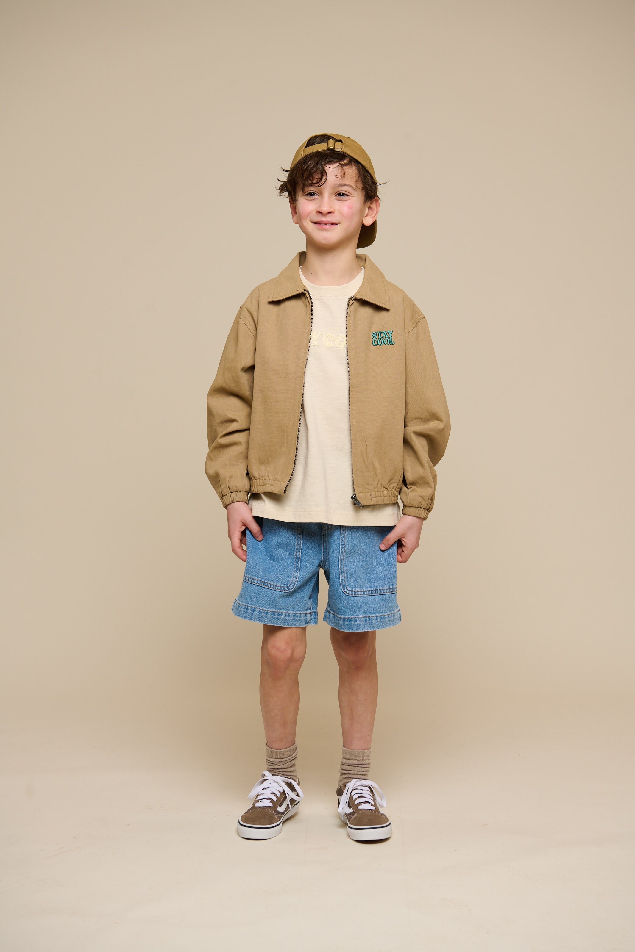 Canvas Bomberjacke - Tween - Khaki | 101137 Isack