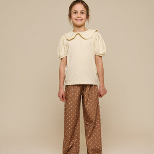 Jerseybluse mit Kragen - Tween - OffWhite | 101278 Nini