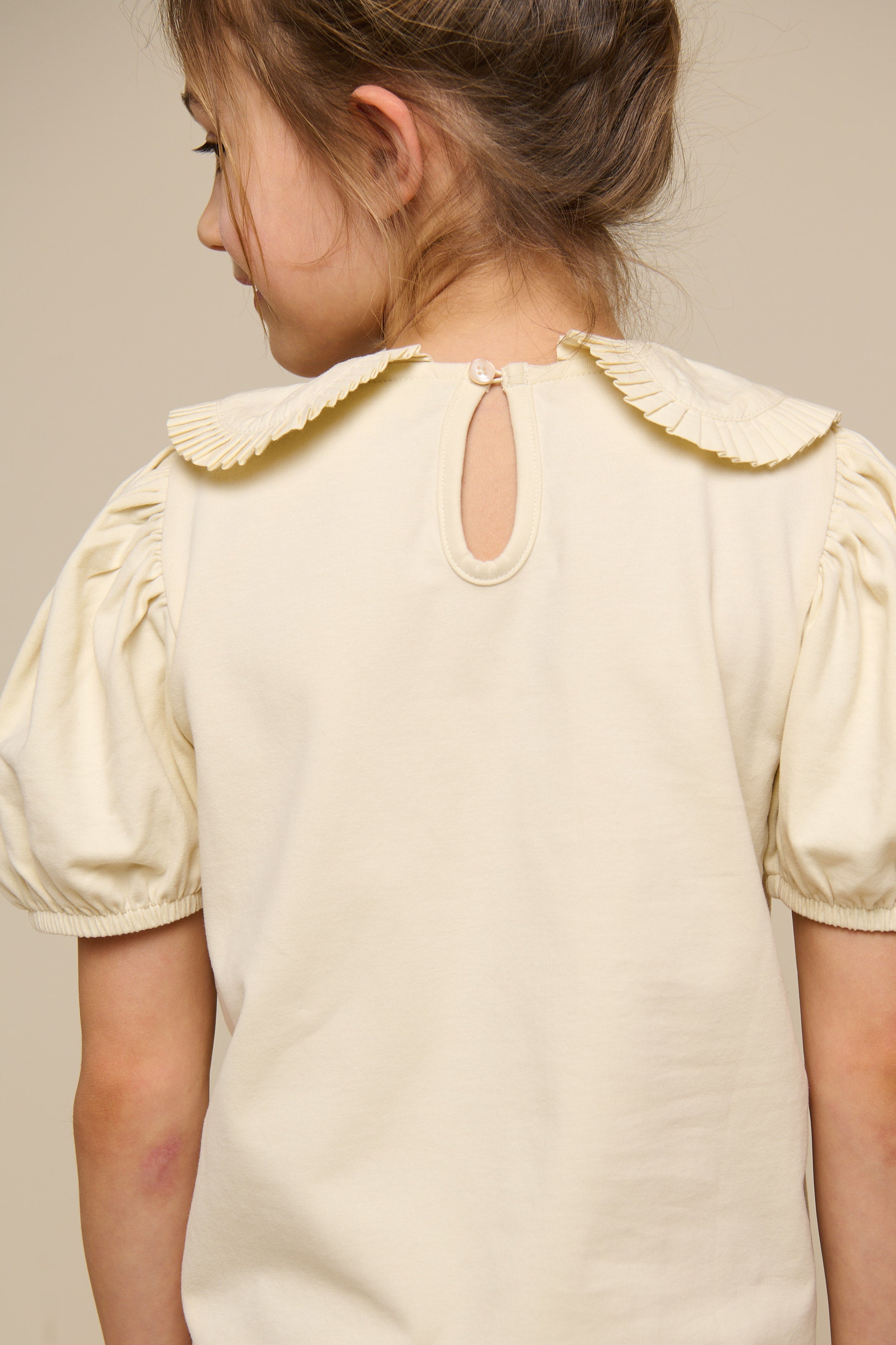 Jerseybluse mit Kragen - Tween - OffWhite | 101278 Nini