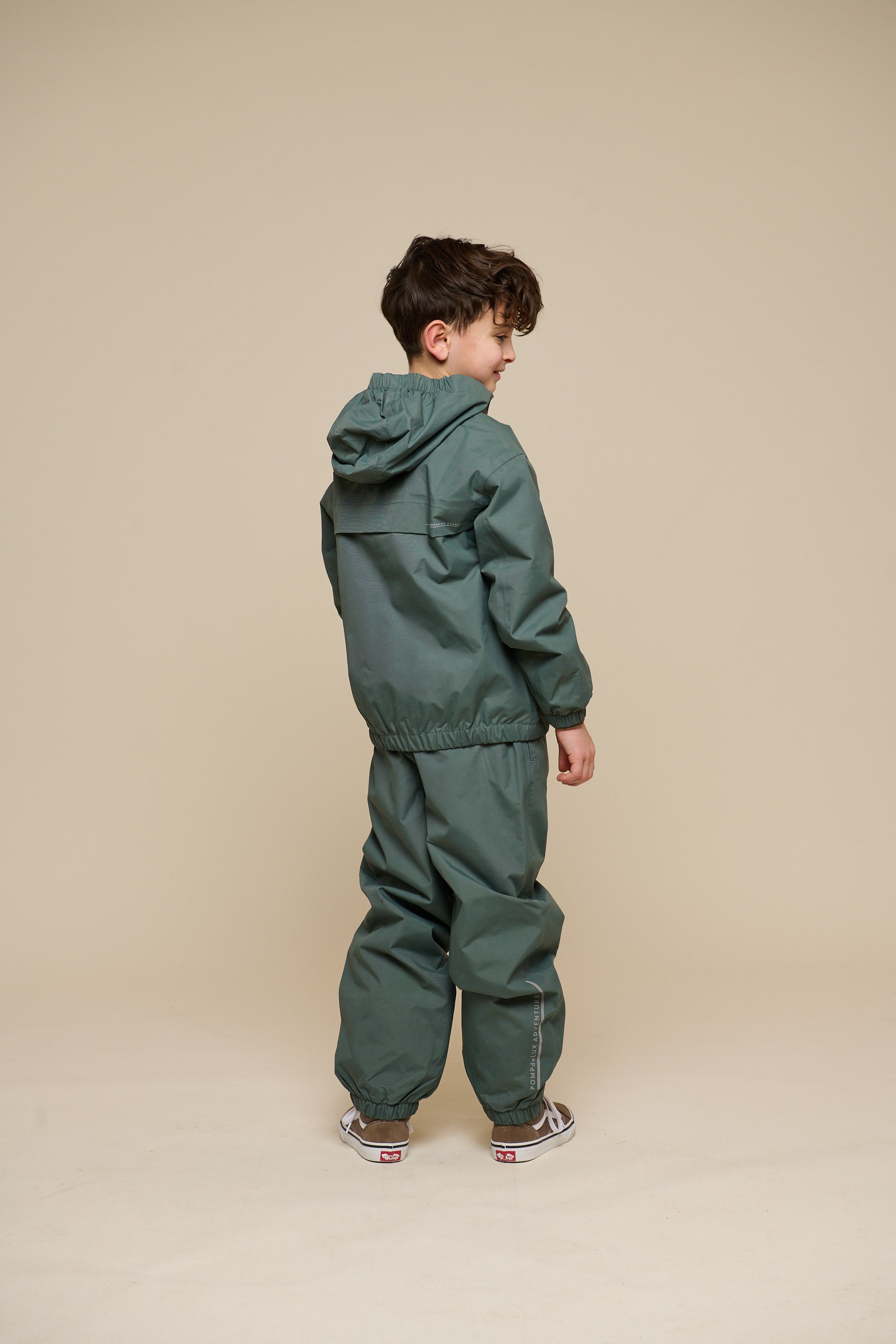 Shell Jacke mit Path-Tasche - Tween - Dusty Dark Green | 100502 Luke