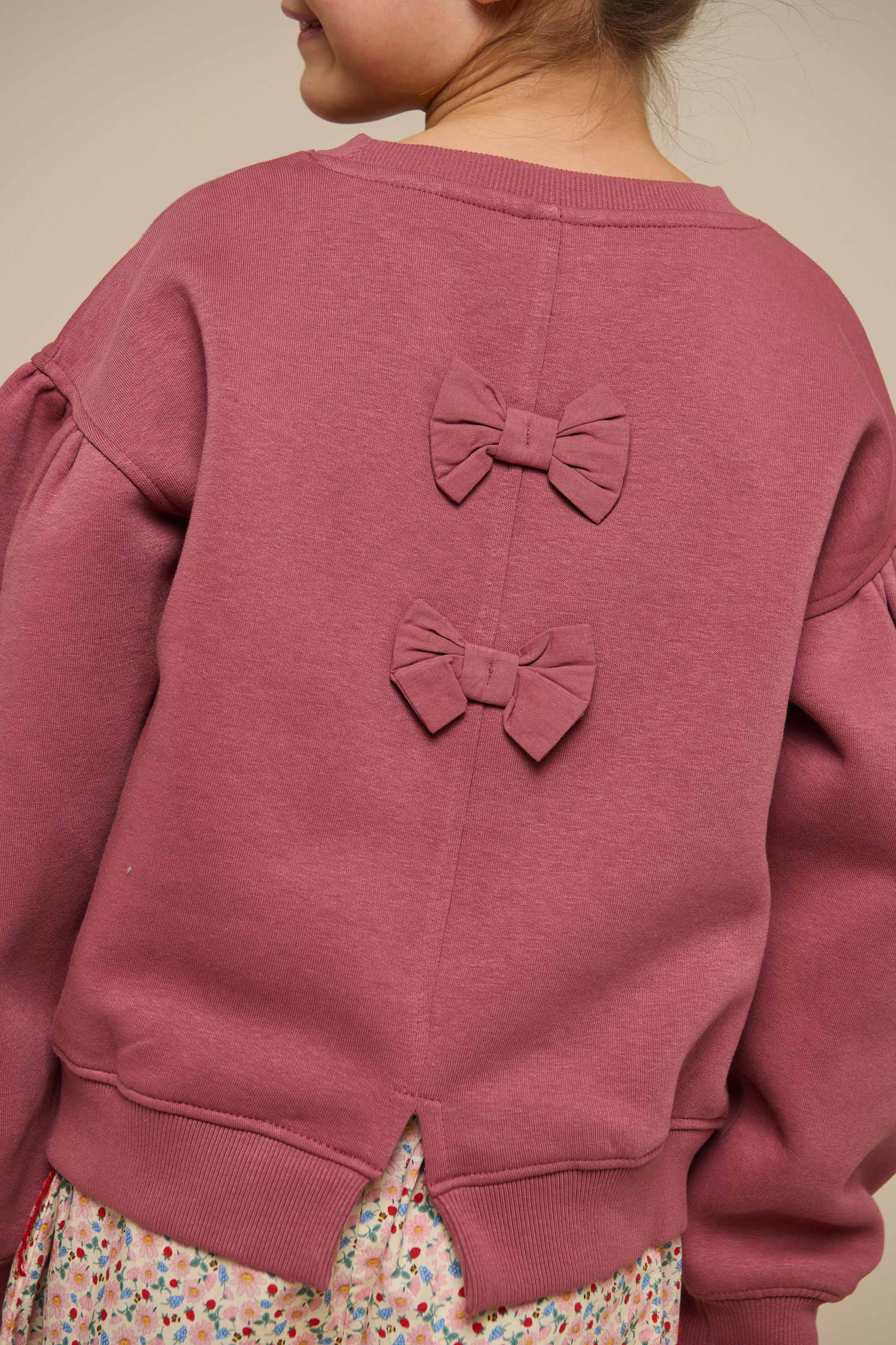 Sweatshirt mit Schleifendetail - Tween - Vintage Red | 100813 Ruth