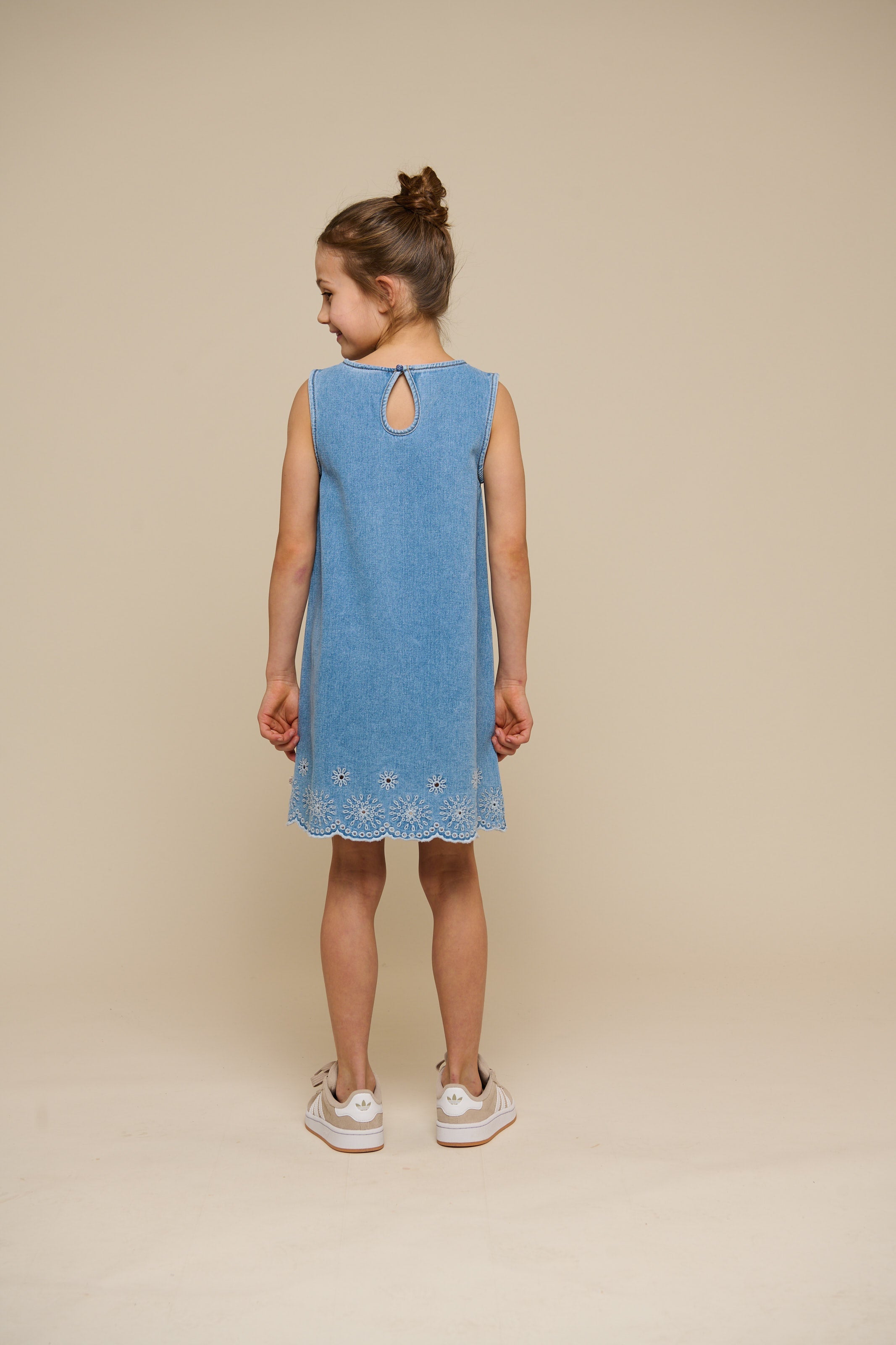 Besticktes Denim-Minikleid - Tween - Light Blue Denim | 101019 Vera