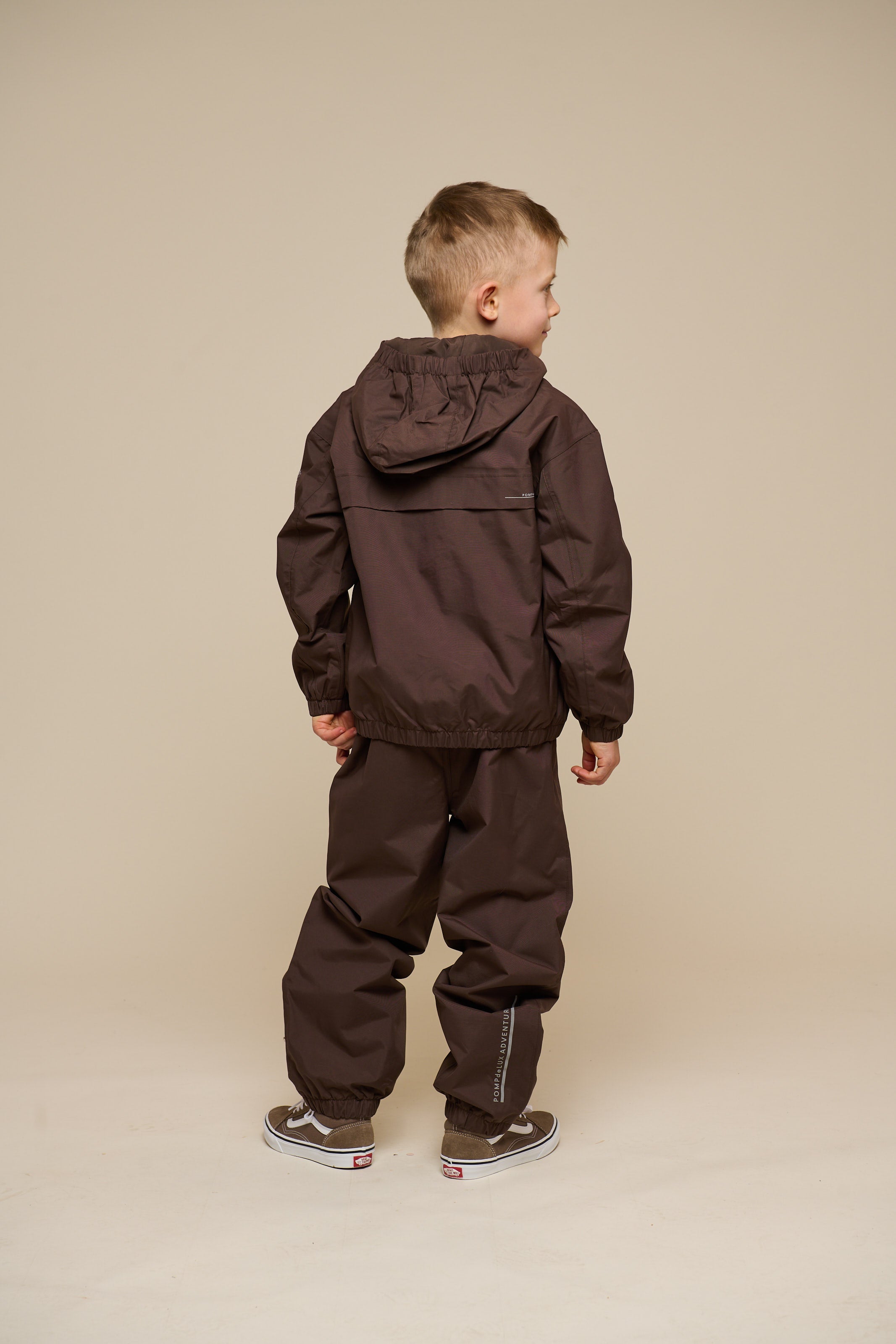Shell Jacke mit Path-Tasche - Tween - Chocolate | 100500 Luke