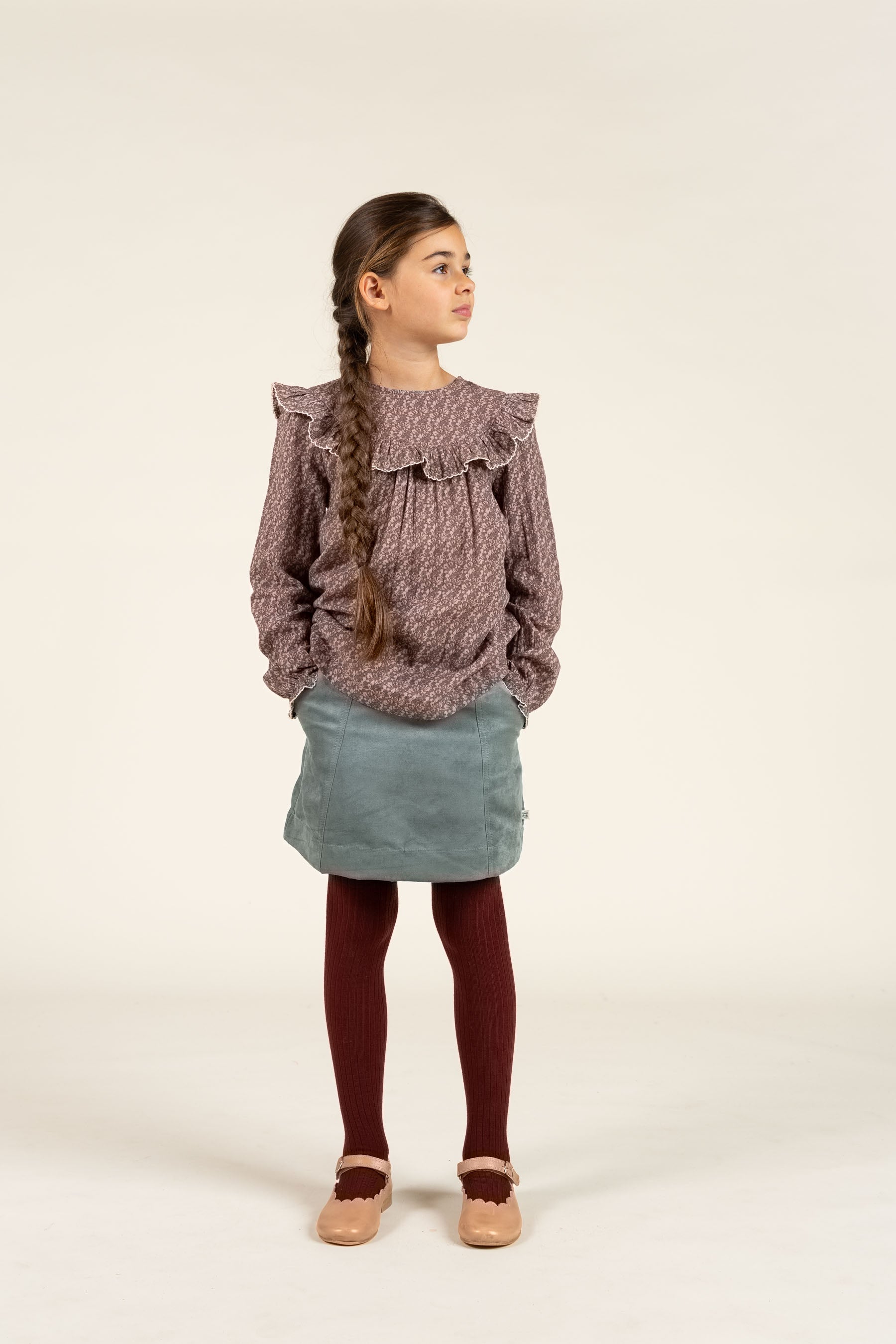 Wildlederimitat-Rock - Tween - Dark Green | 100595 Selene