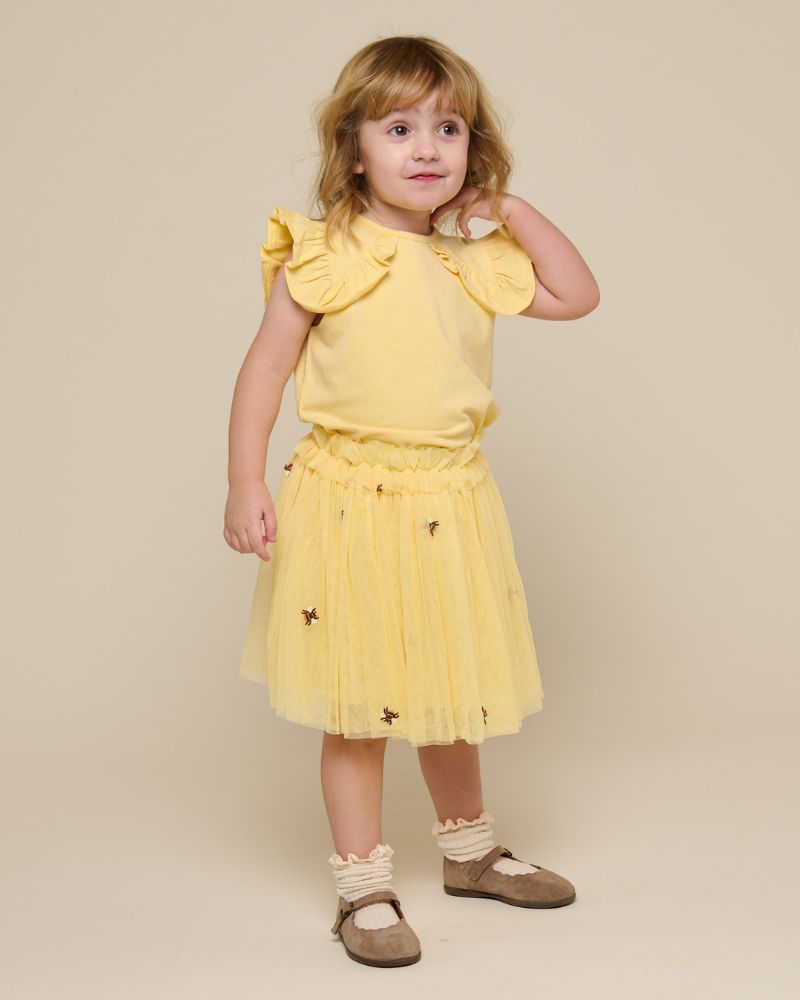 Jersey-Top mit Rüsche - Kids - Sunlight | 101265 Selma