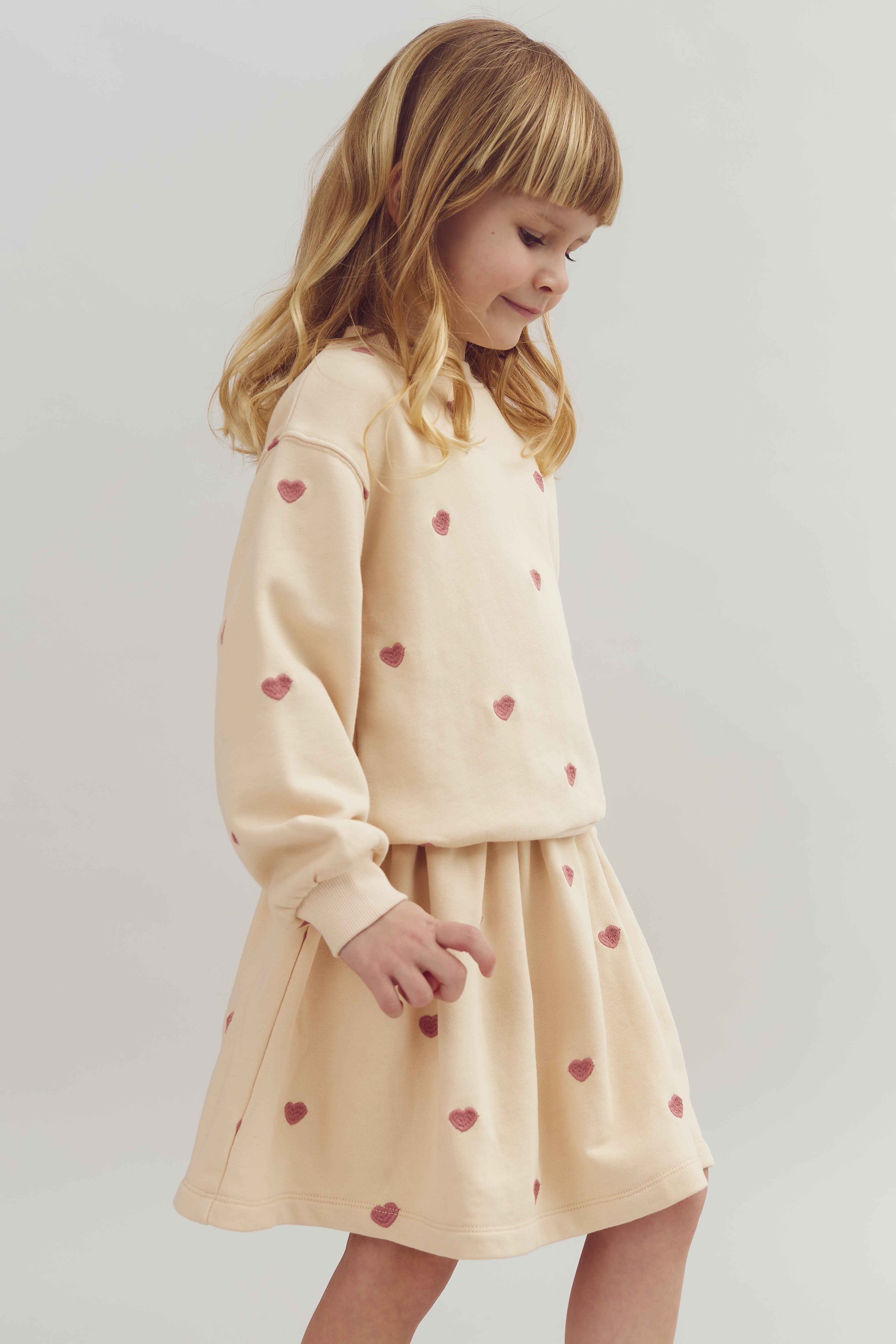 Sweatshirt mit Stickerei - Rose | 100194 Liva