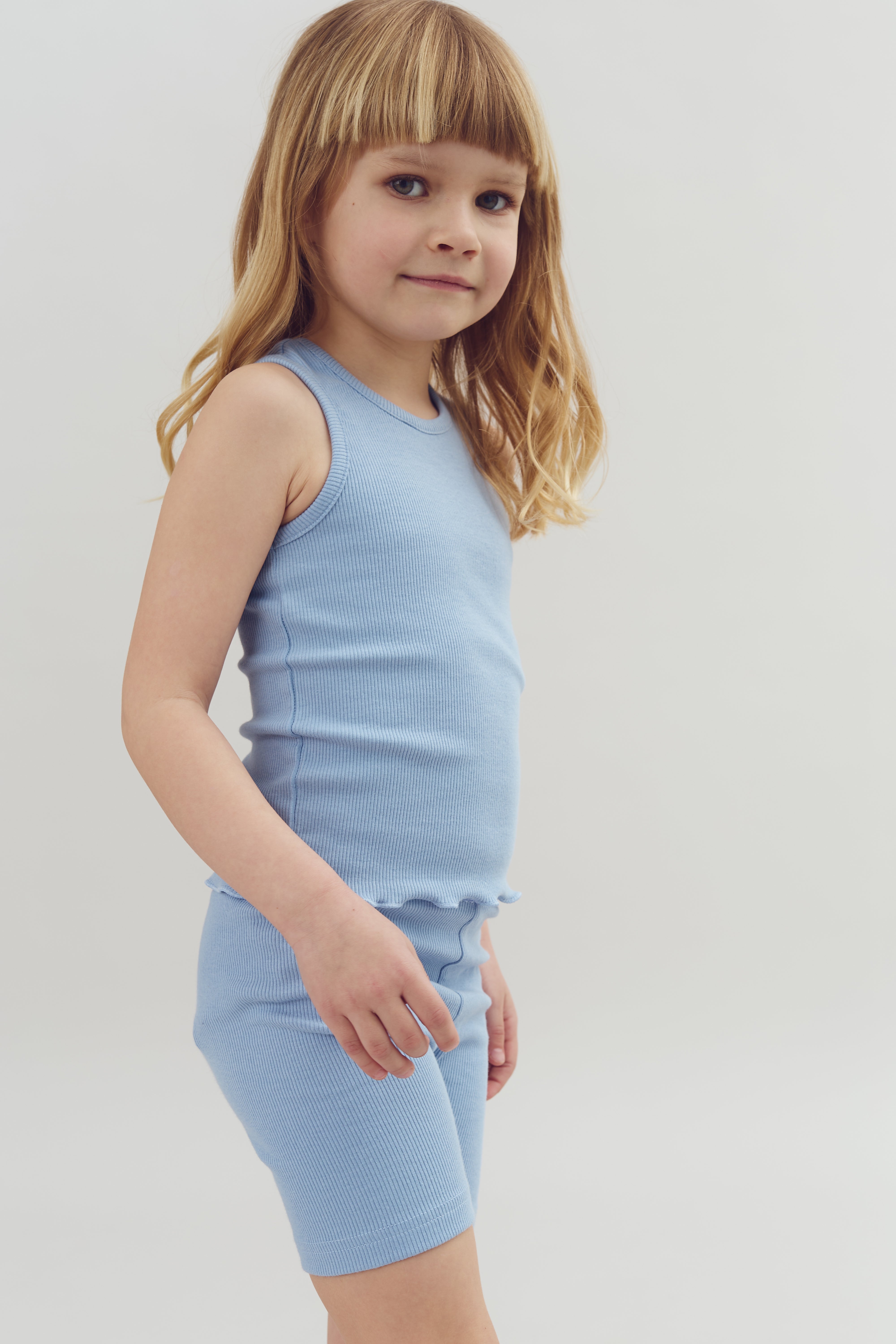 Modal-Ripp Radlerhose - Blue | 100333 Fiona