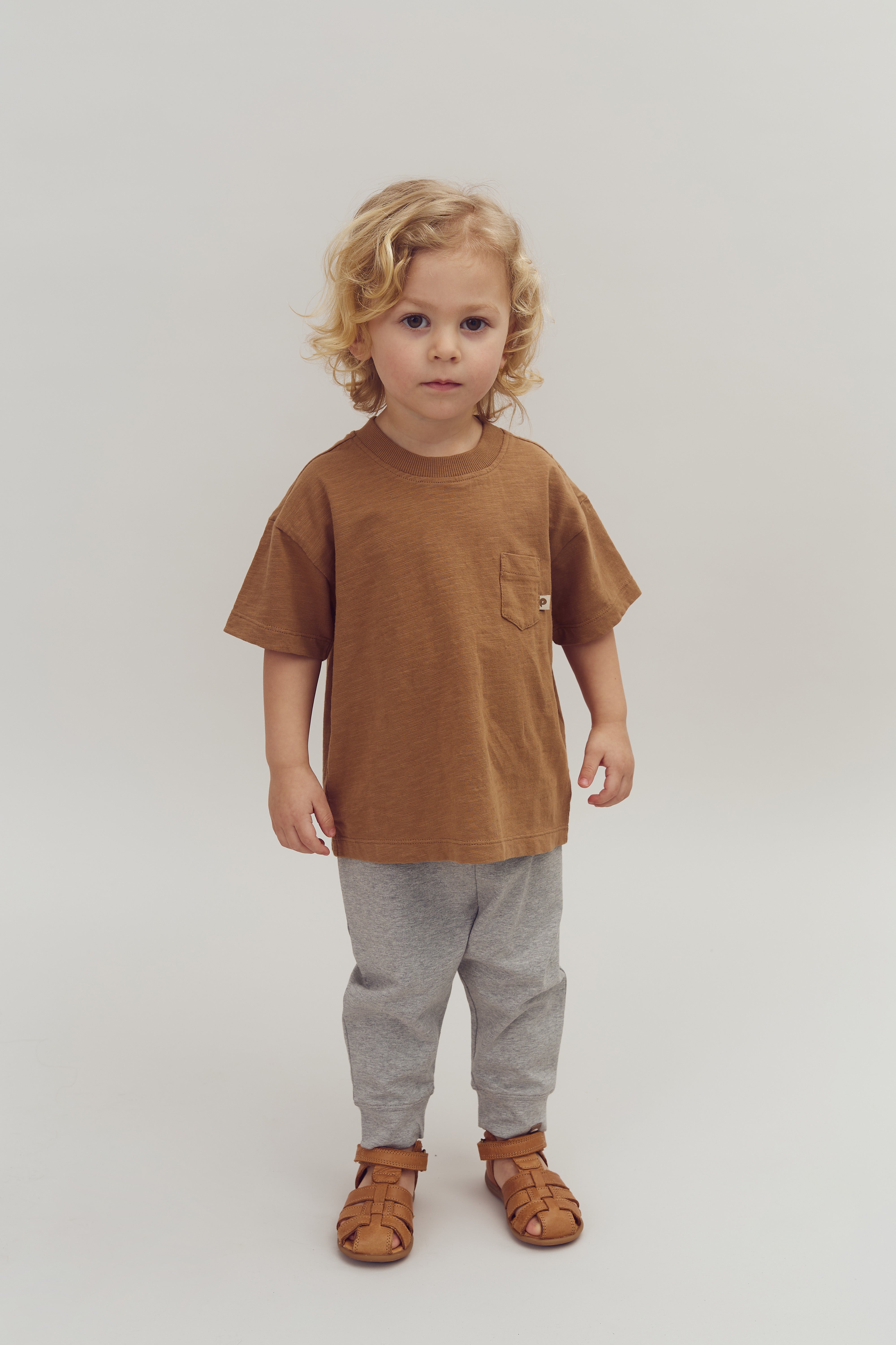 Slub Jersey T-Shirt mit Tasche - French Beige | 100251 Emil