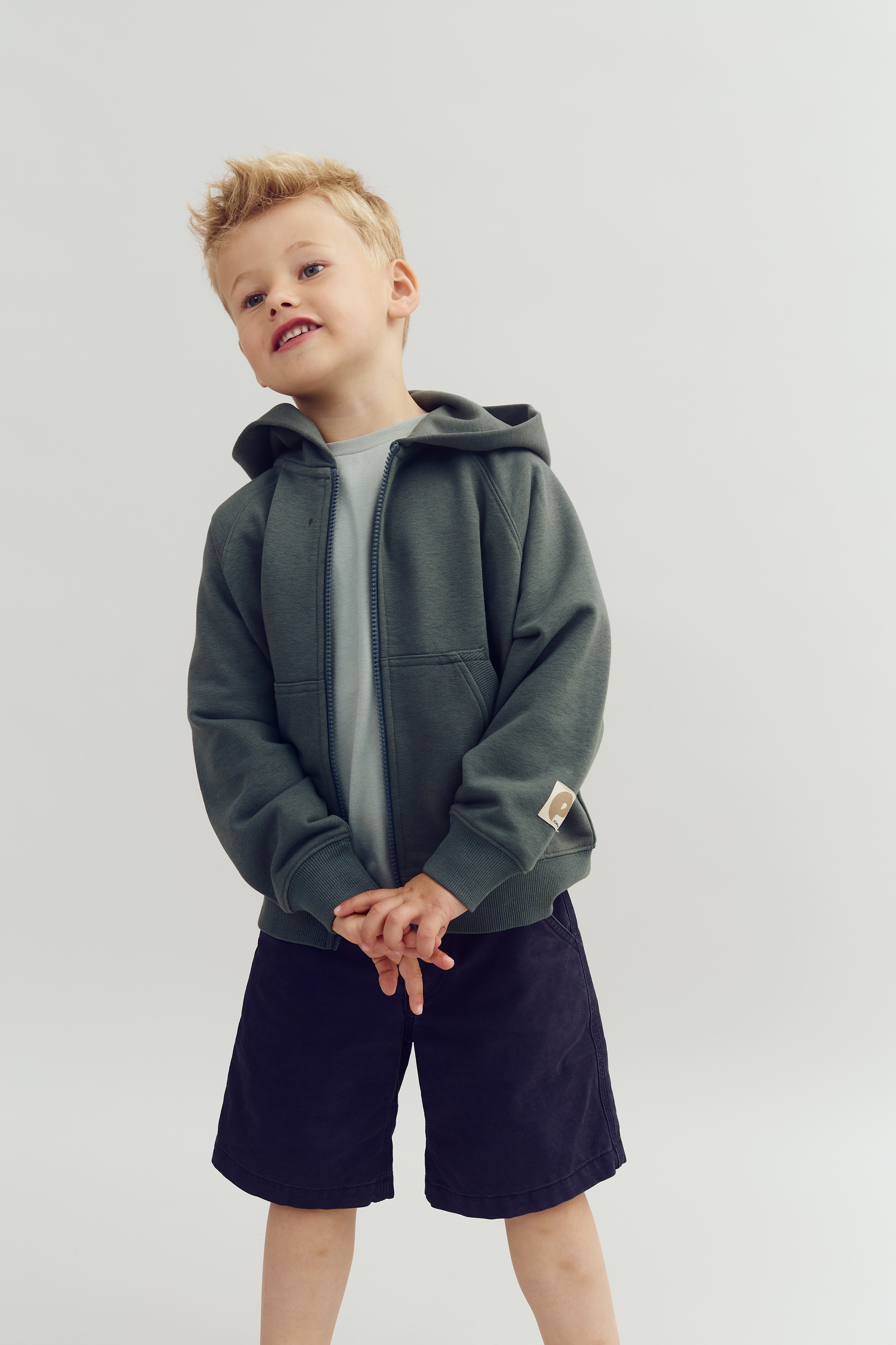 Klassischer Zip-Hoodie - Petrol | 100218 Felix