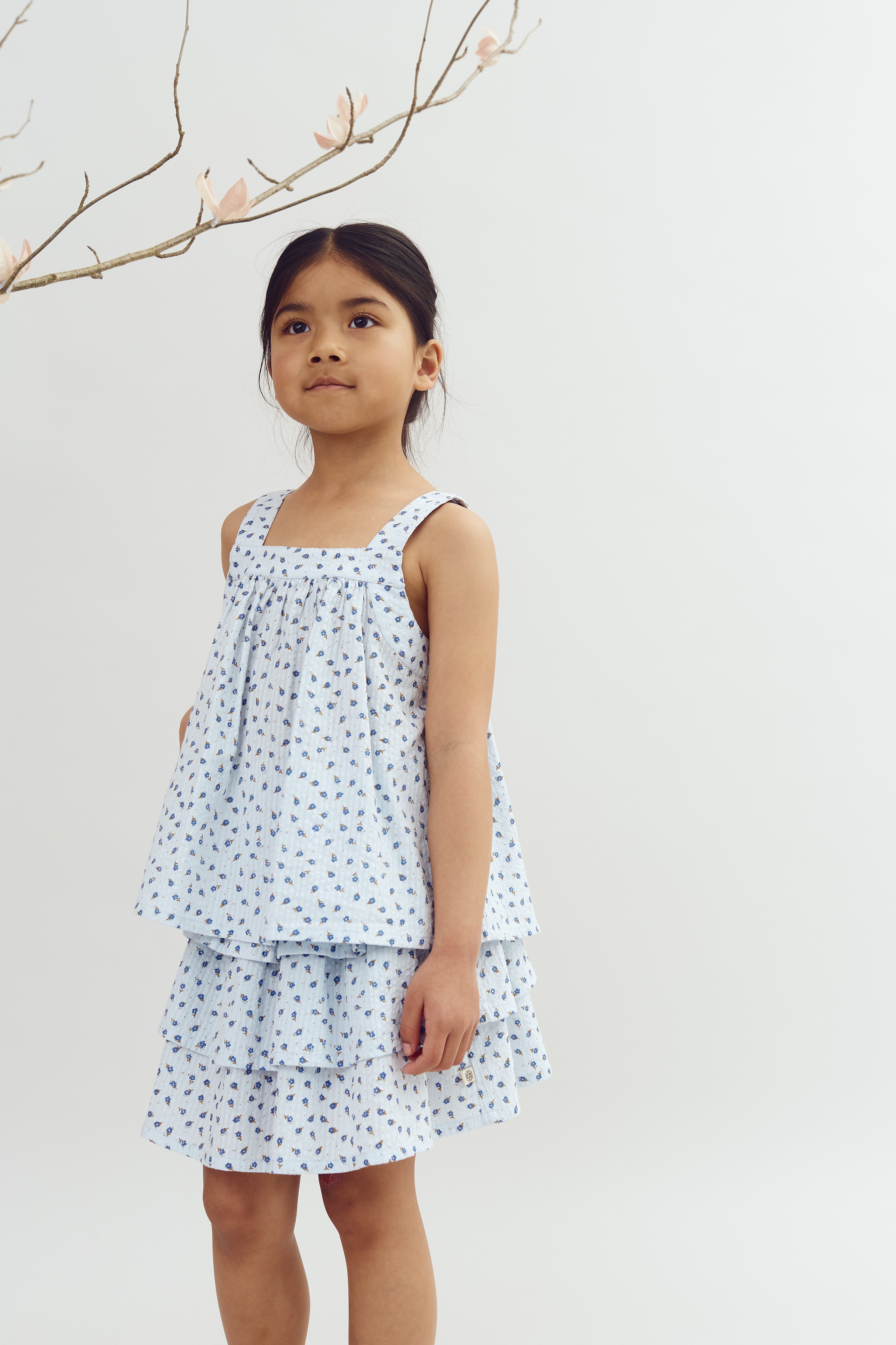 Bluse mit Blumenmuster - Blue Flower | 100299 Annie