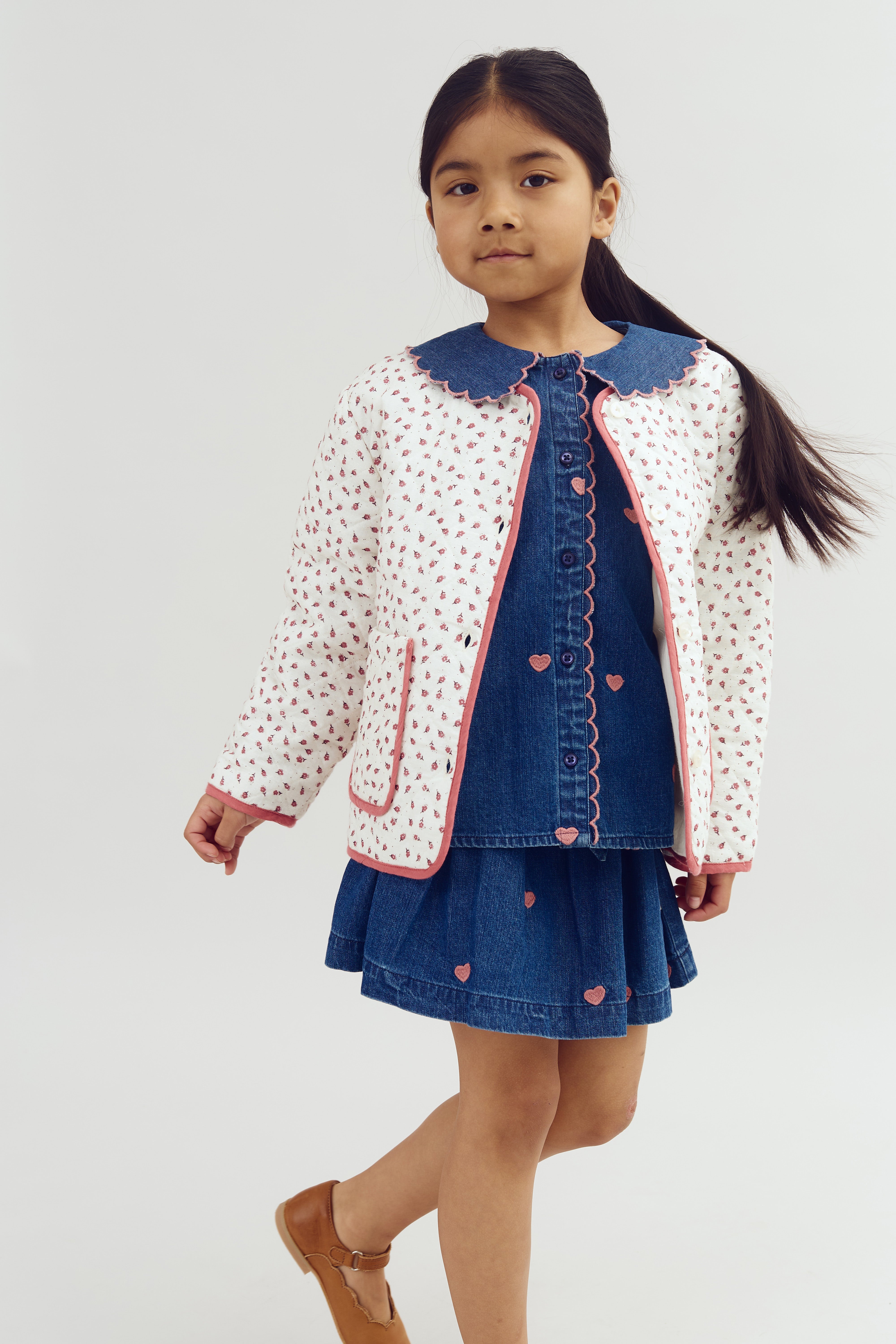 Steppjacke - Blush Flower | 100313 Maja