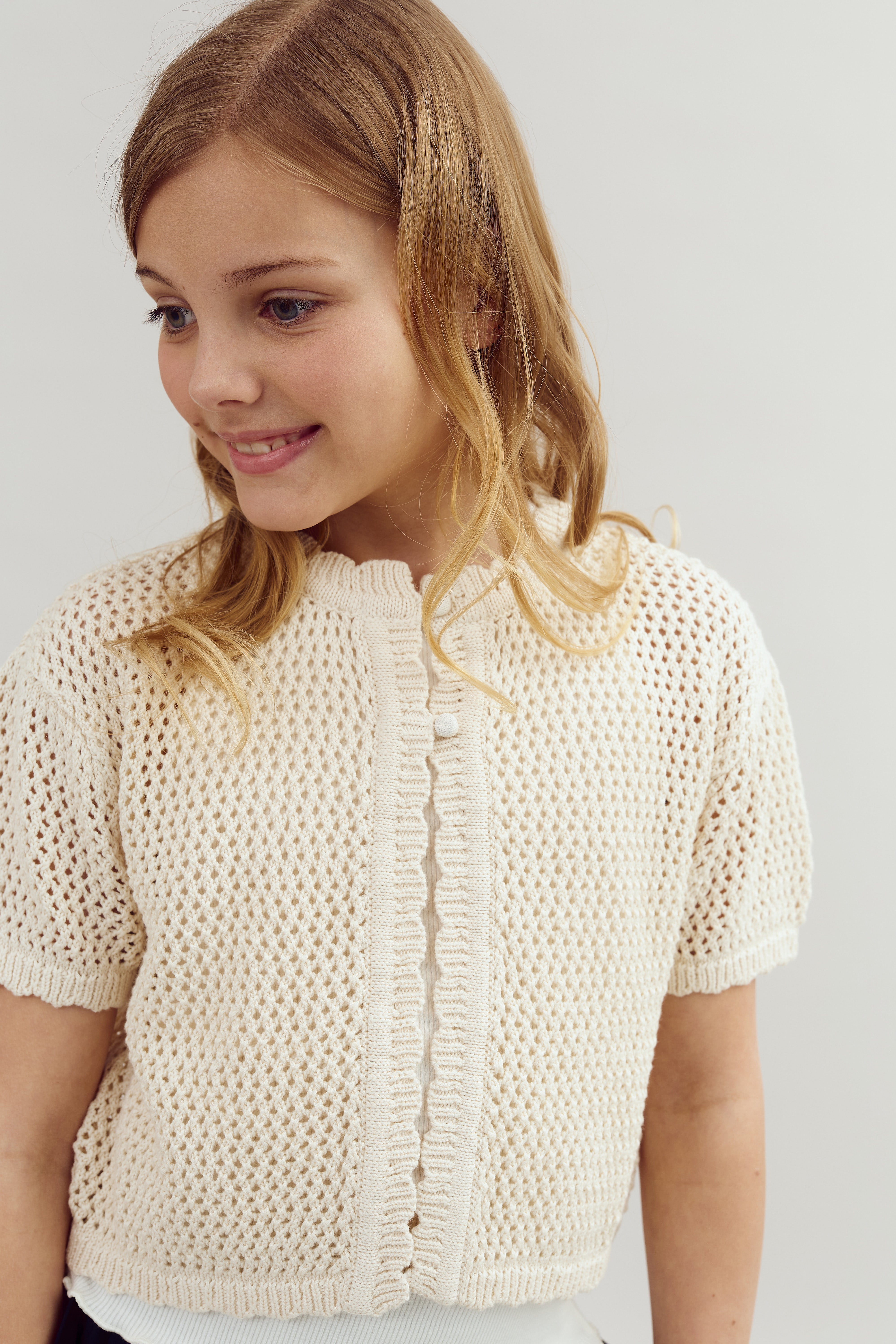 Modal-Ripp Ärmelloses Top - Tween - Off White | 100452 Fiona