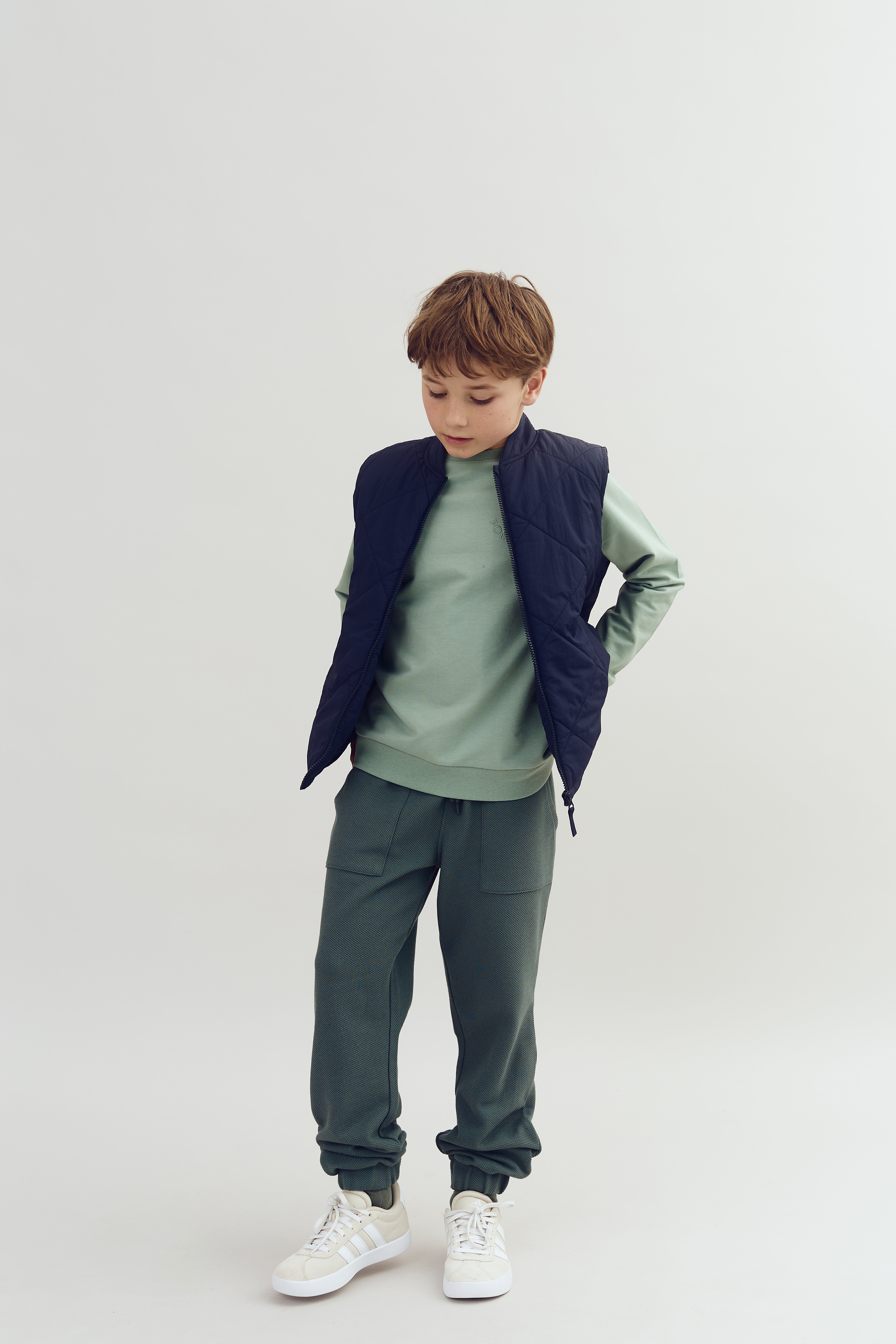 Rundhals Sweatshirt - Tween - Green | 100365 Ryan