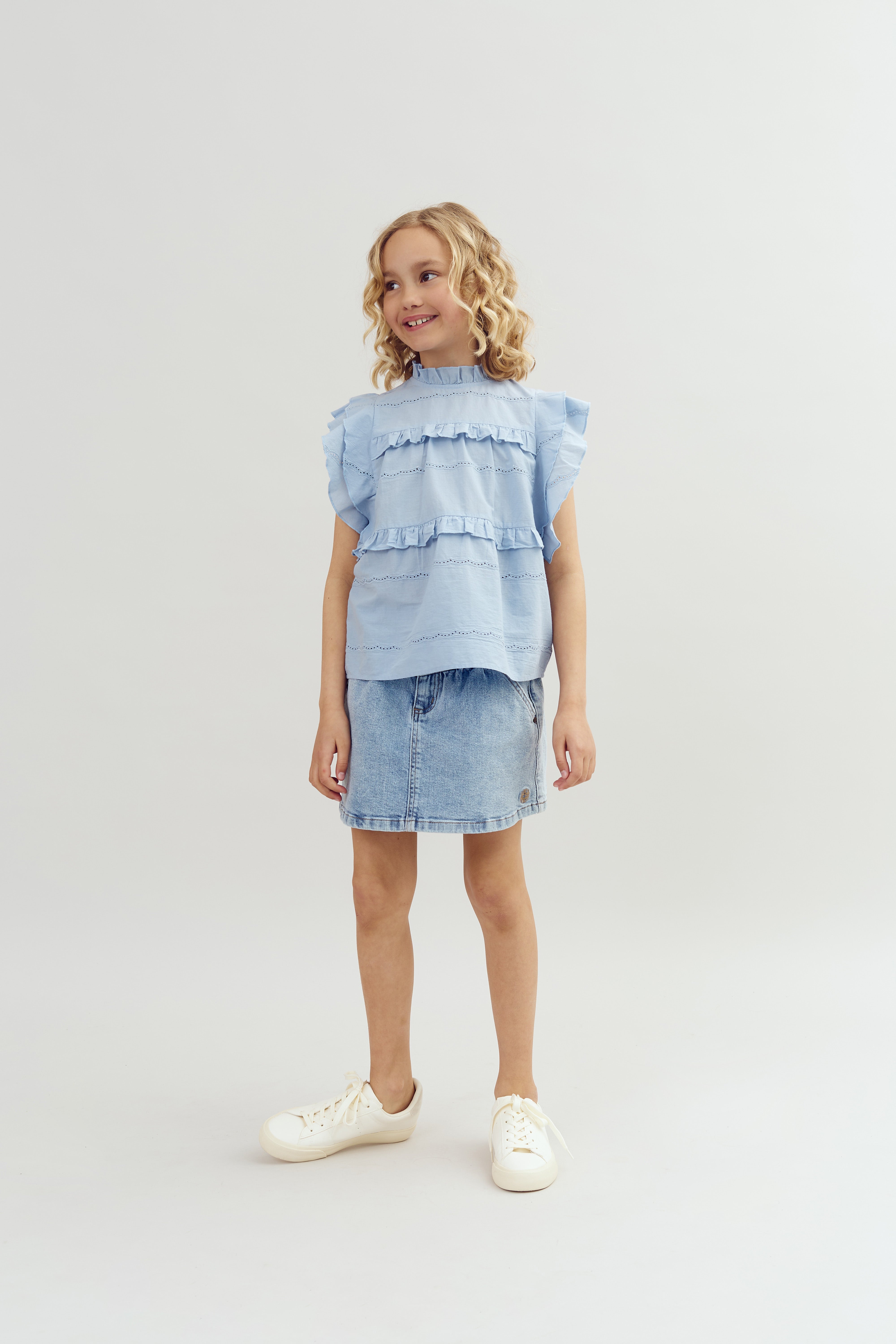 Jeansrock - Light Blue Denim | 100107 Eva