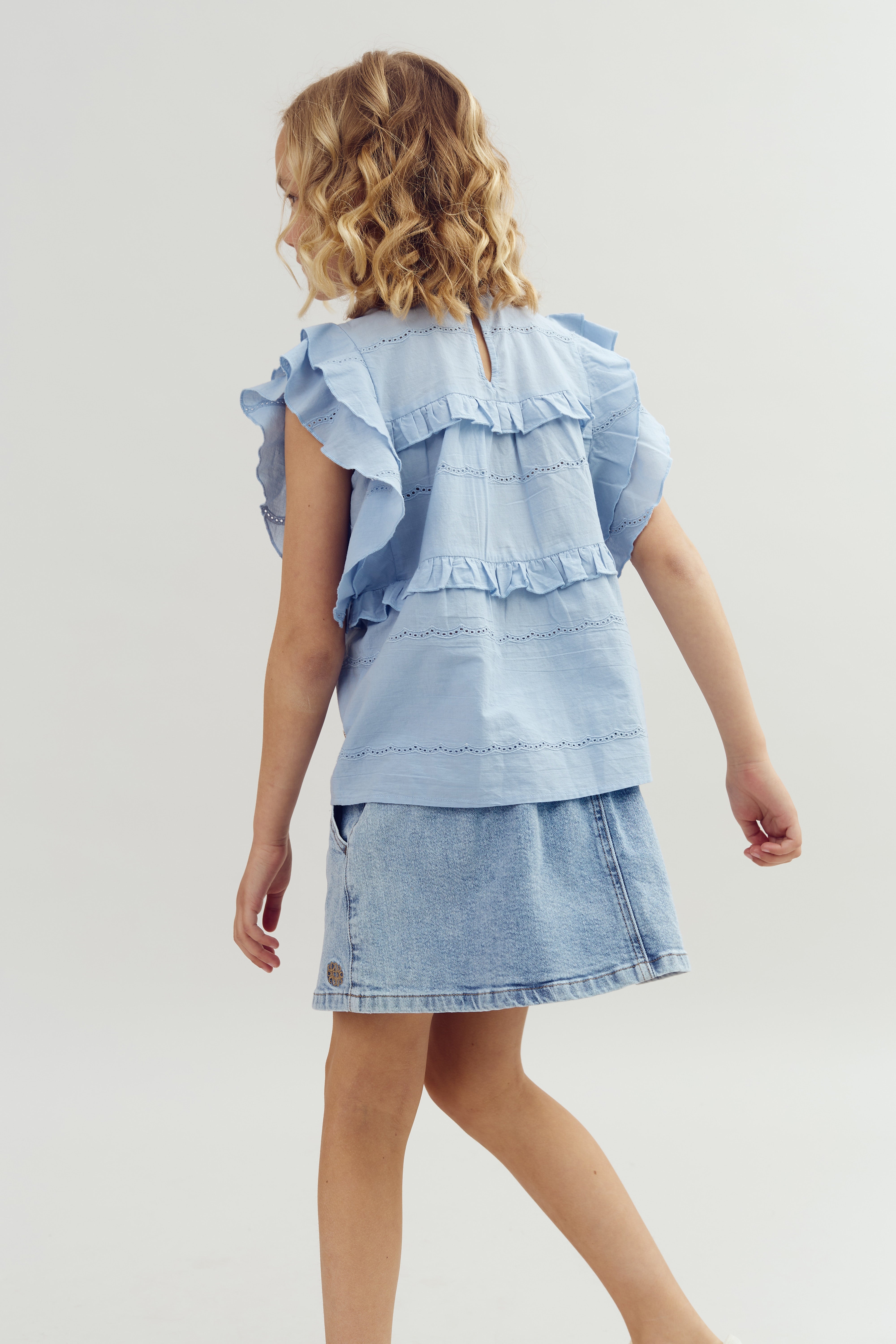Jeansrock - Light Blue Denim | 100107 Eva