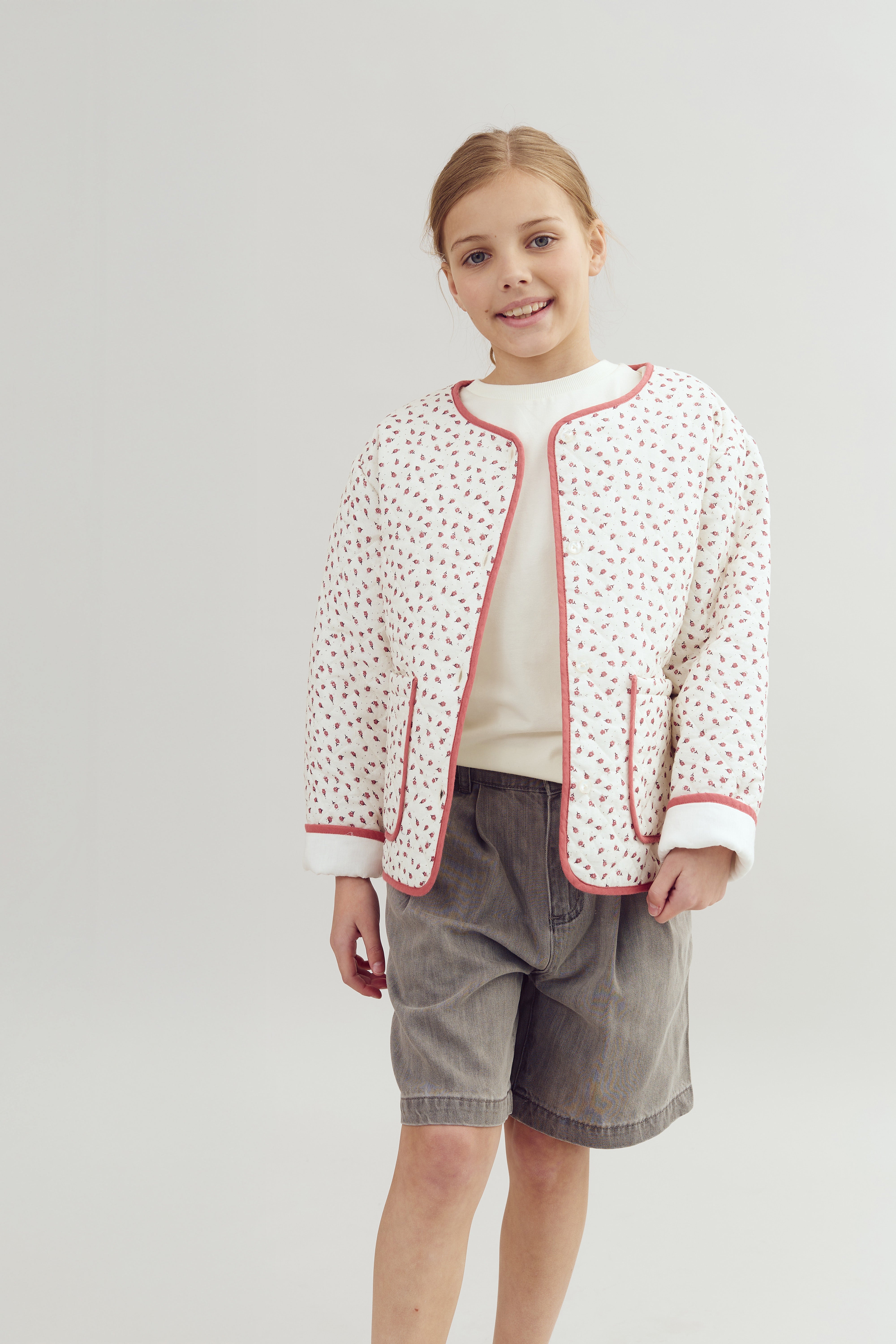 Rüschenshirt mit Picot-Stich - Tween - Off - Tween - Off White | 100383 Vilde