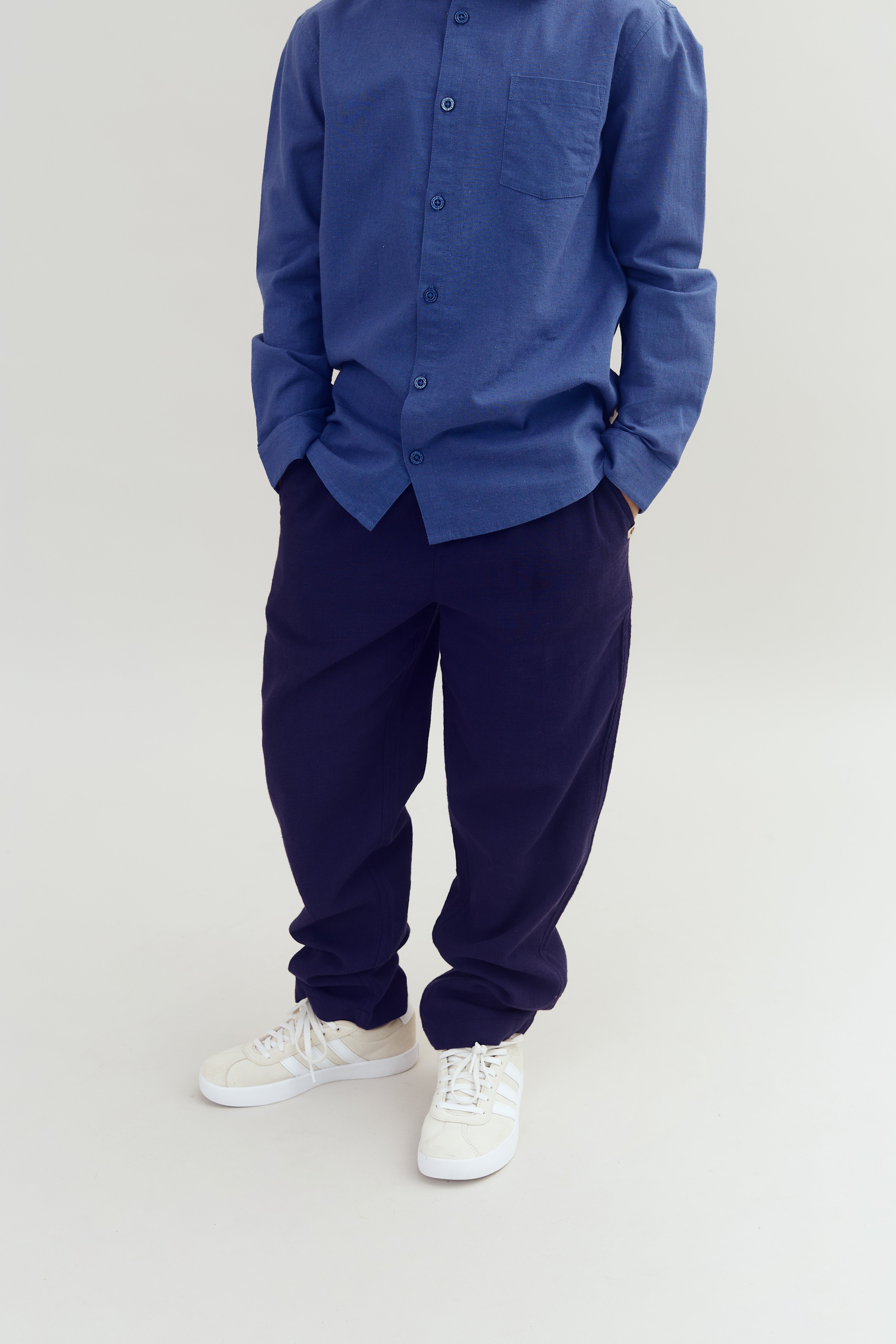 Baggy Leinenhose - Tween - Navy | 100192 Noah