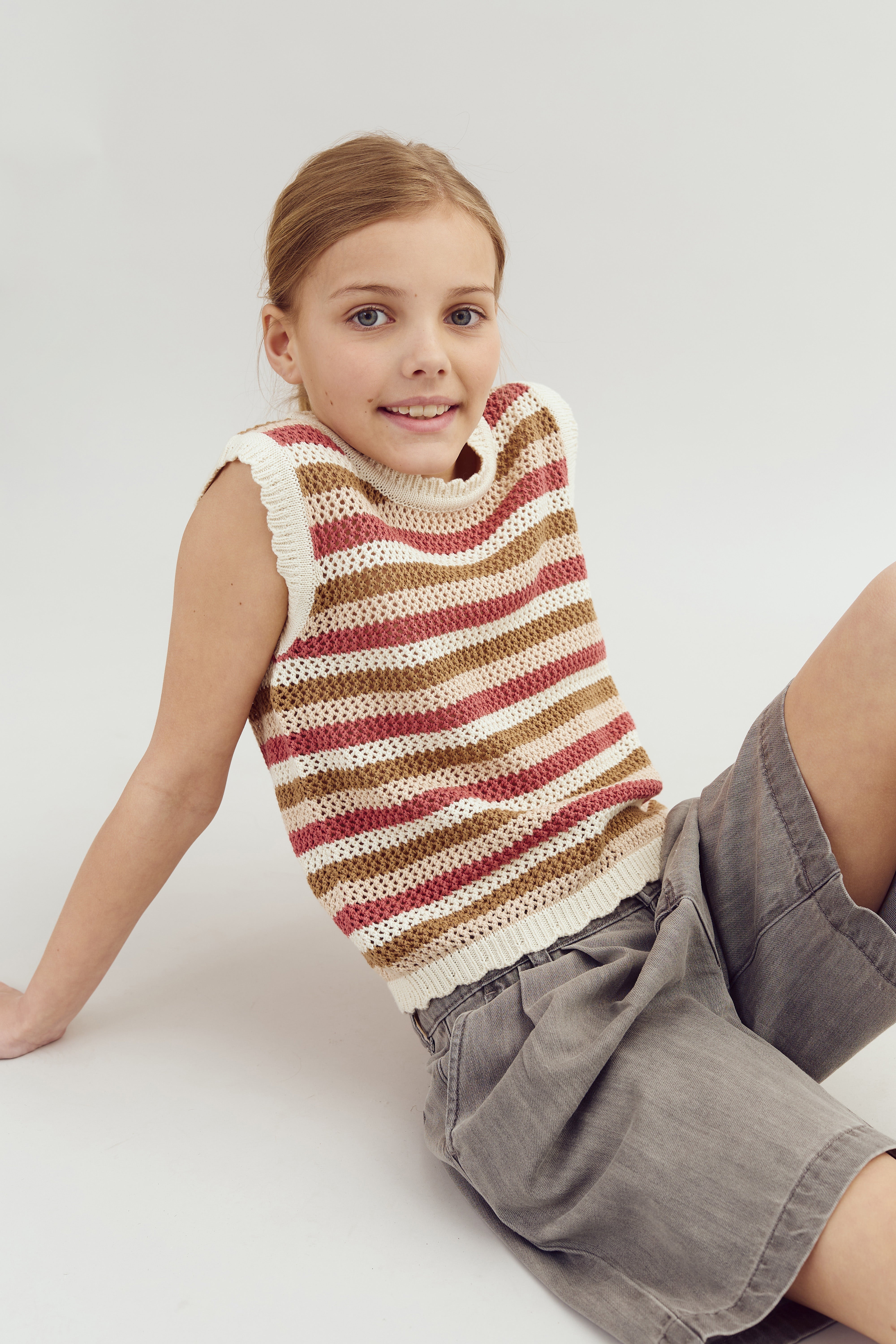 Jeansshorts - Tween - Grey Denim | 100102 Lea