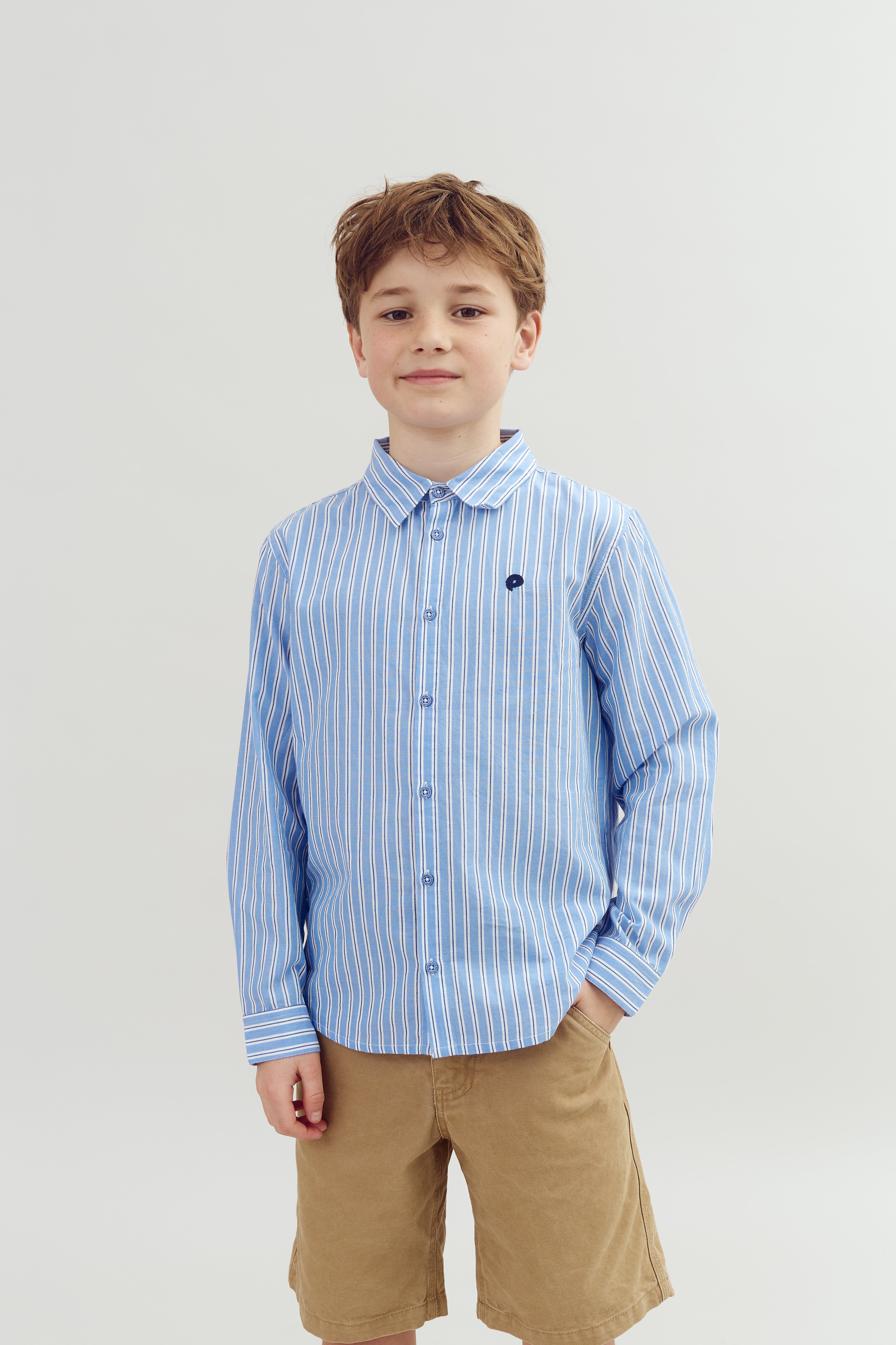 Gestreiftes Hemd - Tween - Blue Stripe | 100489 Kai