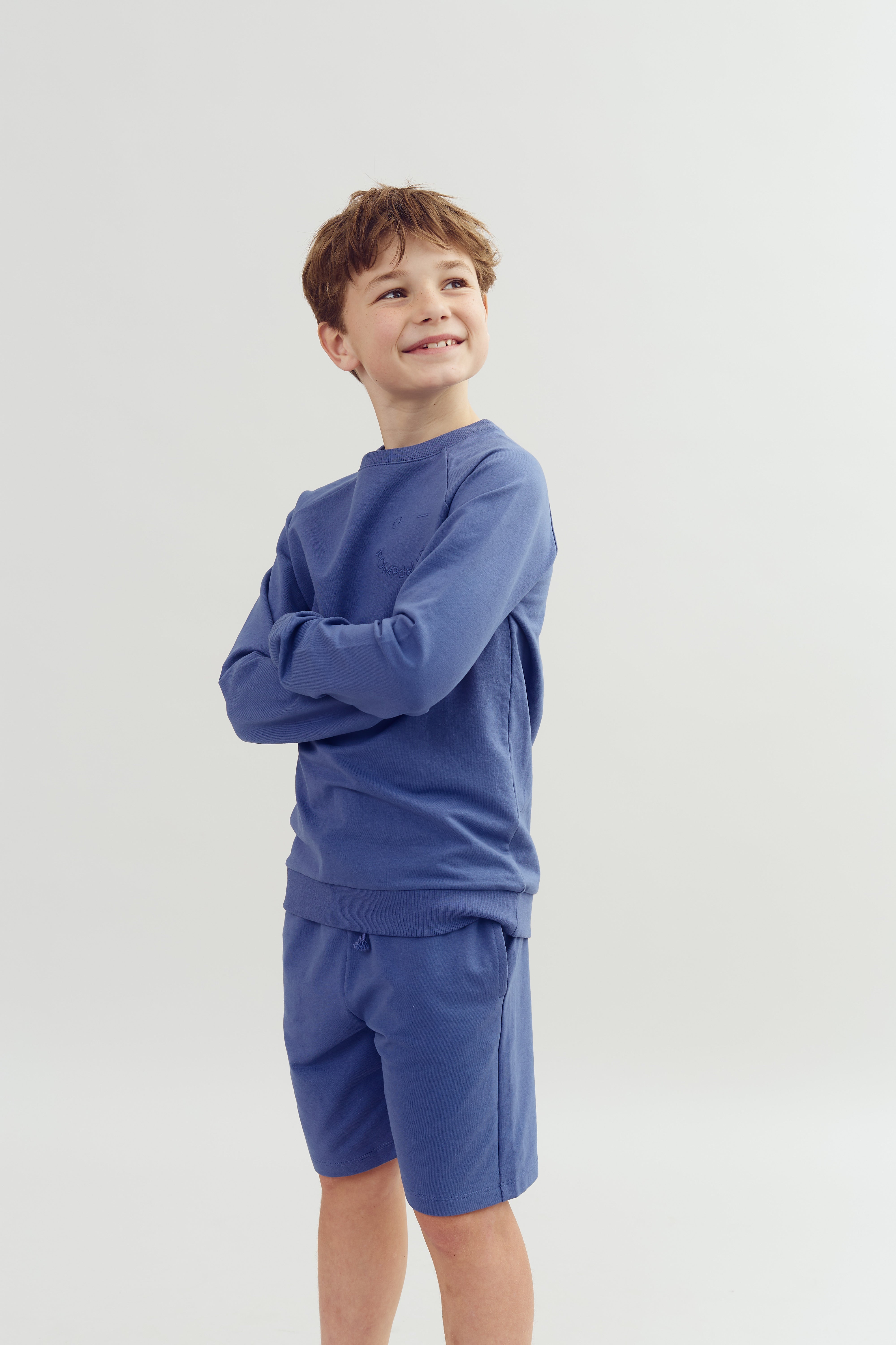 Rundhals Sweatshirt - Tween - Dusty Cobalt | 100366 Ryan