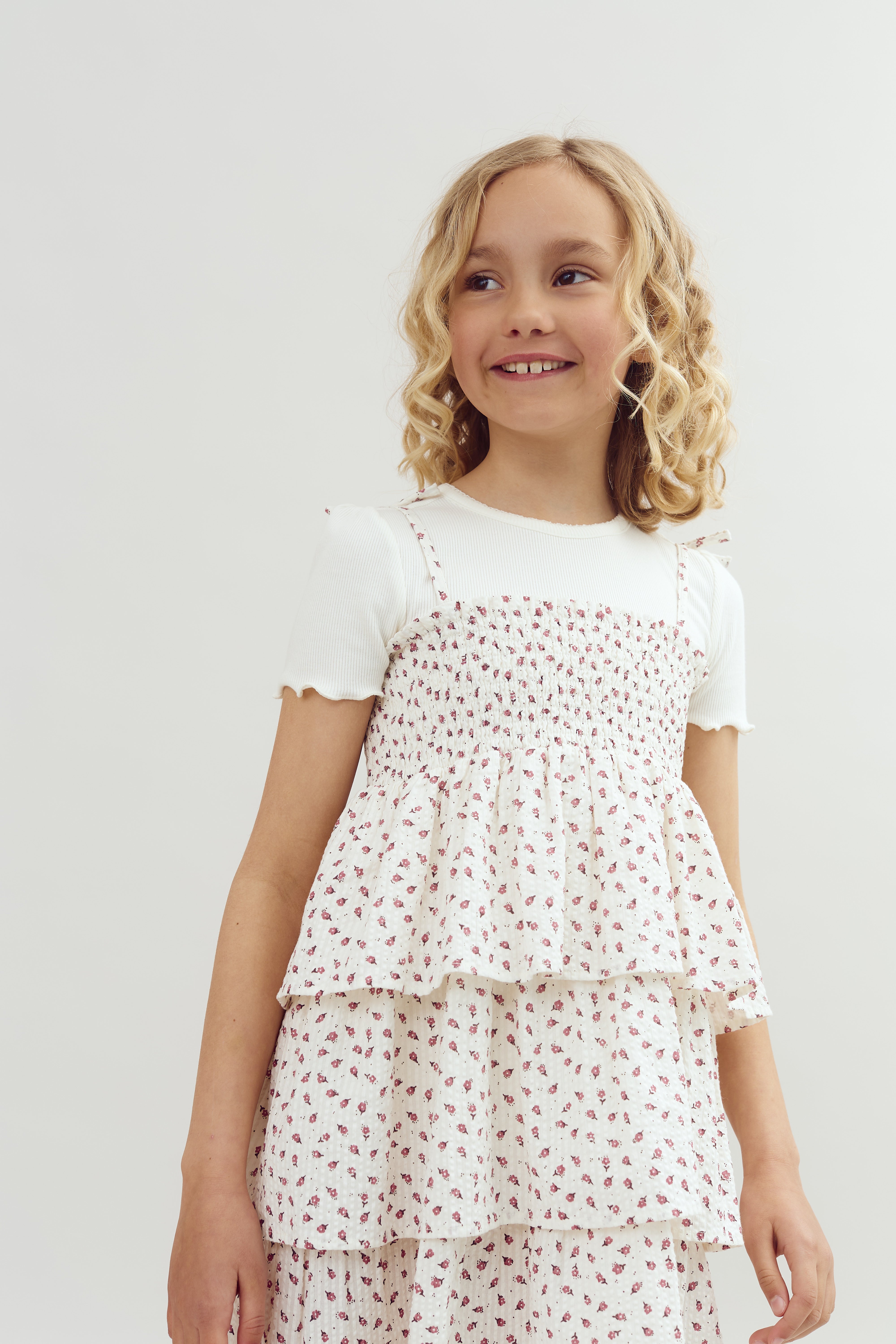 Modal-Ripp Kurzarm-T-Shirt - Tween - Off - Tween - Off White | 100448 Fiona
