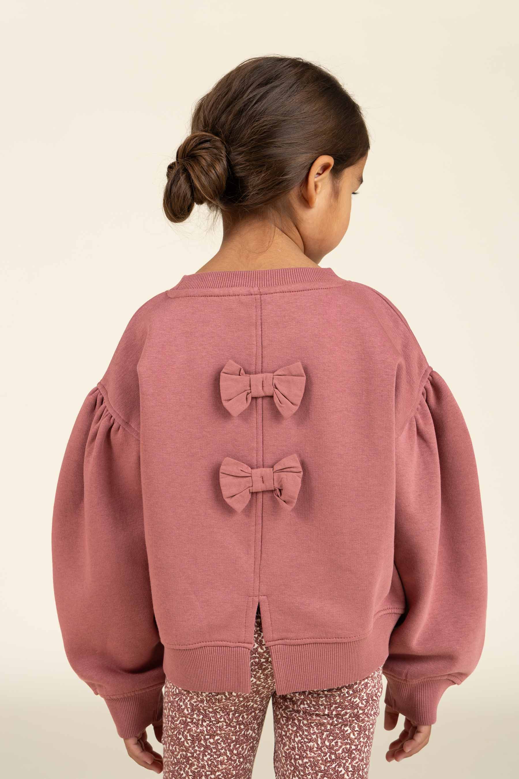 Sweatshirt mit Schleifendetail - Kids - Vintage Red | 100812 Ruth