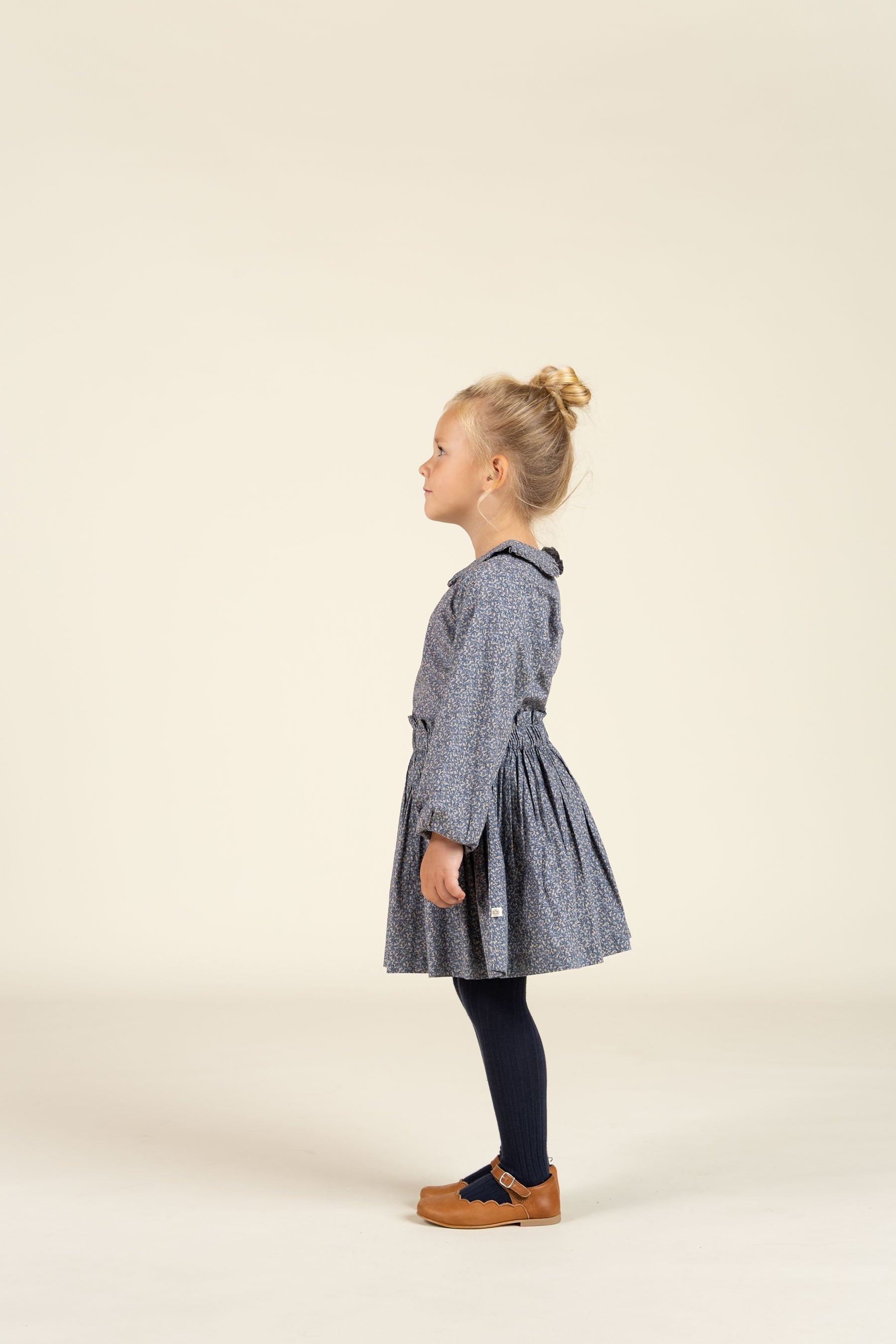 Bedruckter Popeline-Rock aus Baumwolle - Kids - Blue | 100794 Allie