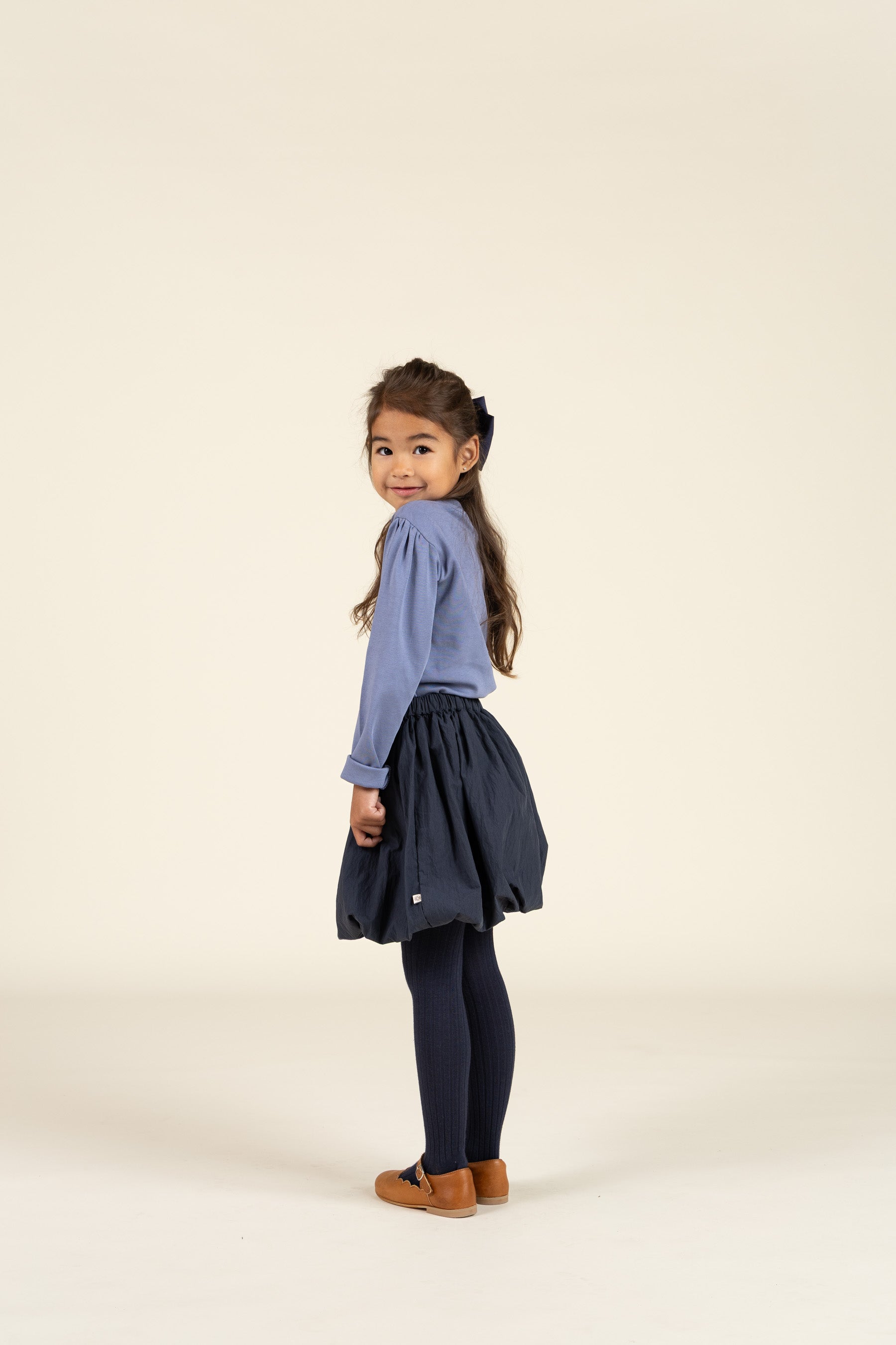 Langärmliges T-Shirt mit Frontprint - Kids - Blue | 100850 Kendell