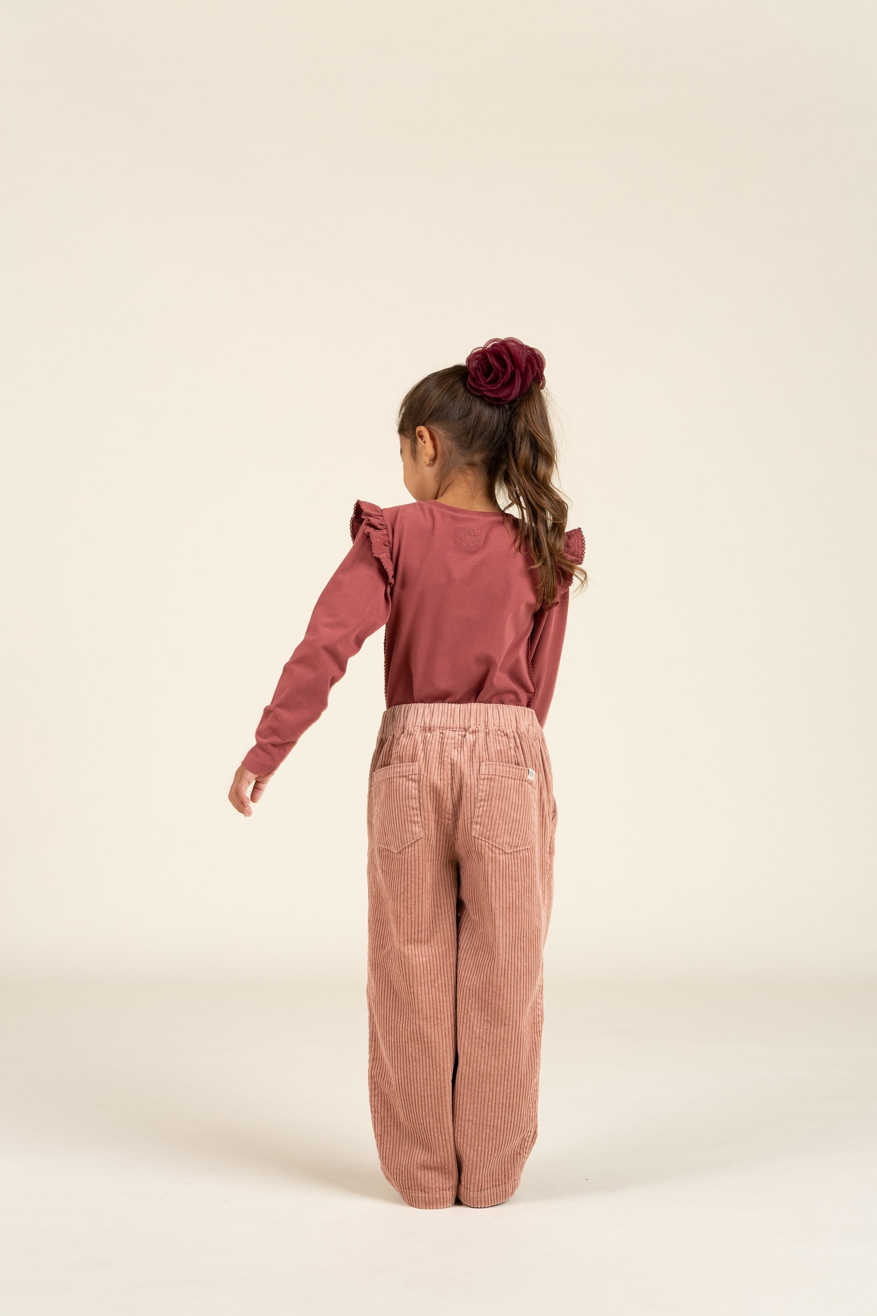 Breit-Cord Pull-on Hose - Kids - Rose | 100620 Margot